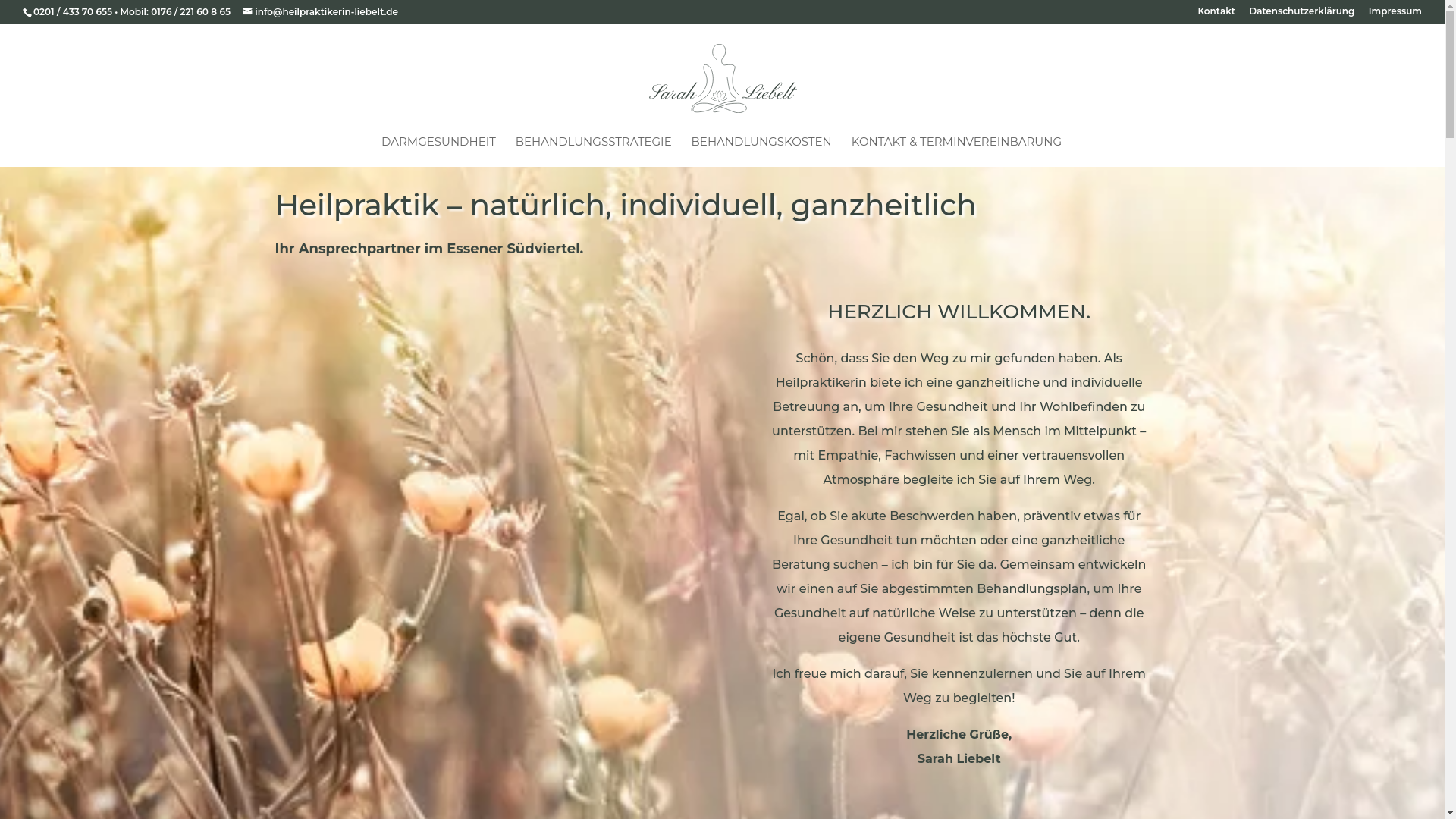 website screenshot of https://heilpraktikerin-liebelt.de/