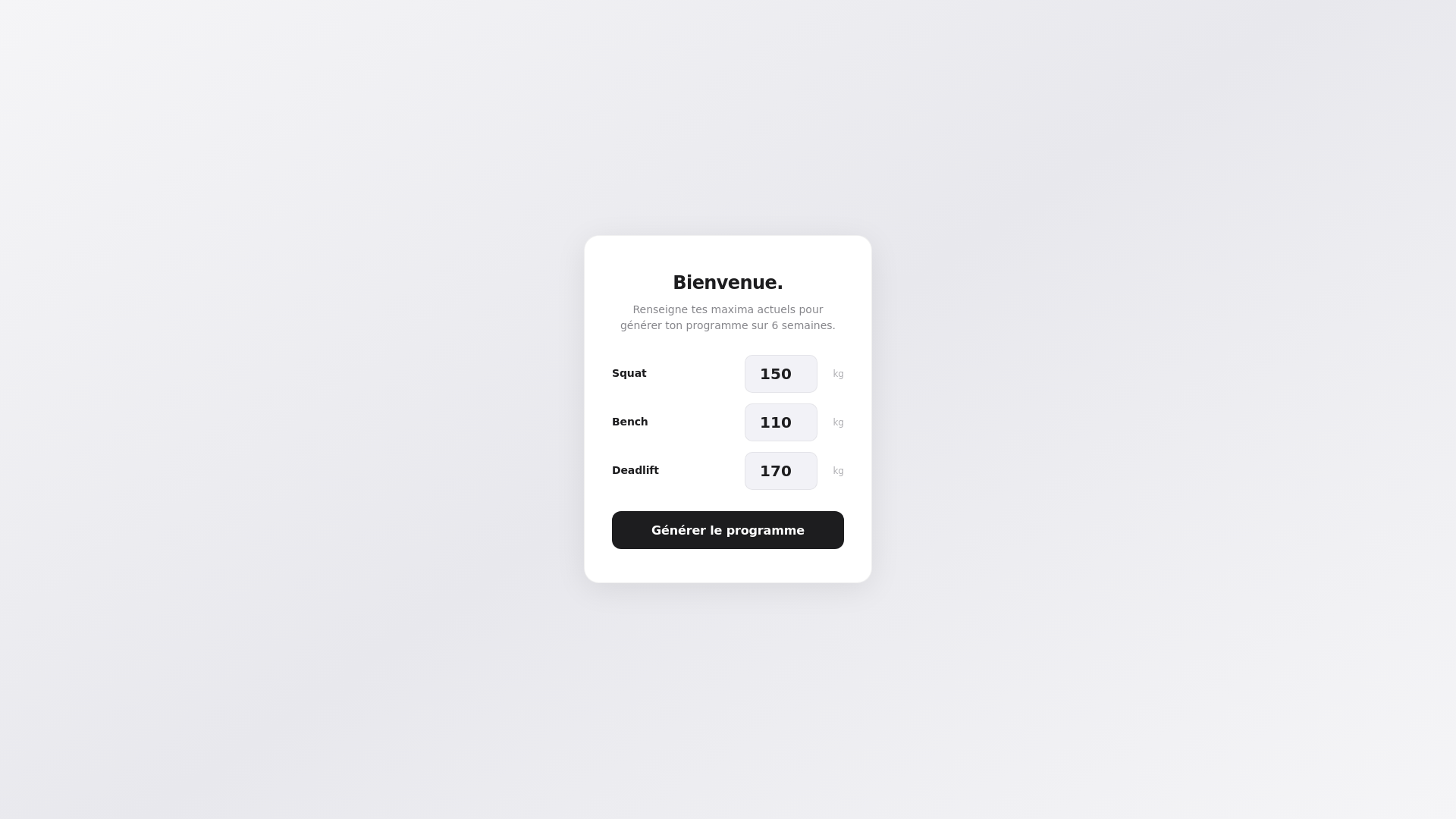 website screenshot of https://programme-candito.pages.dev/
