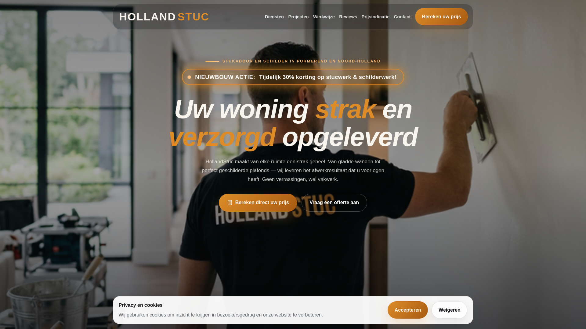 website screenshot of https://hollandstuc.nl/