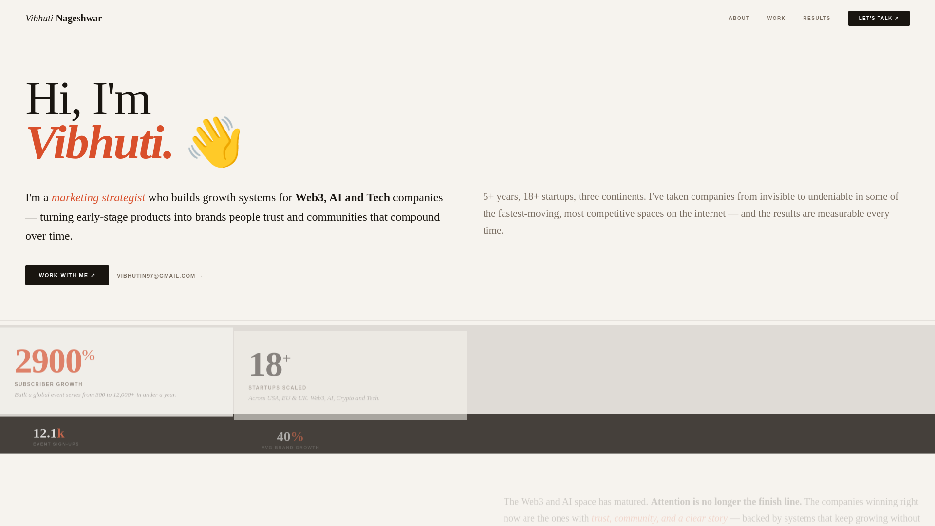 website screenshot of https://vibhutinageshwar.com/