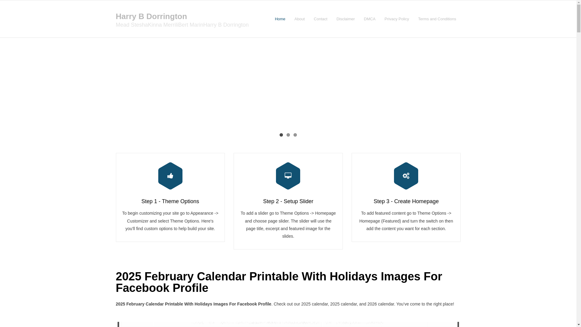 website screenshot of https://harrybdorrington.pages.dev/