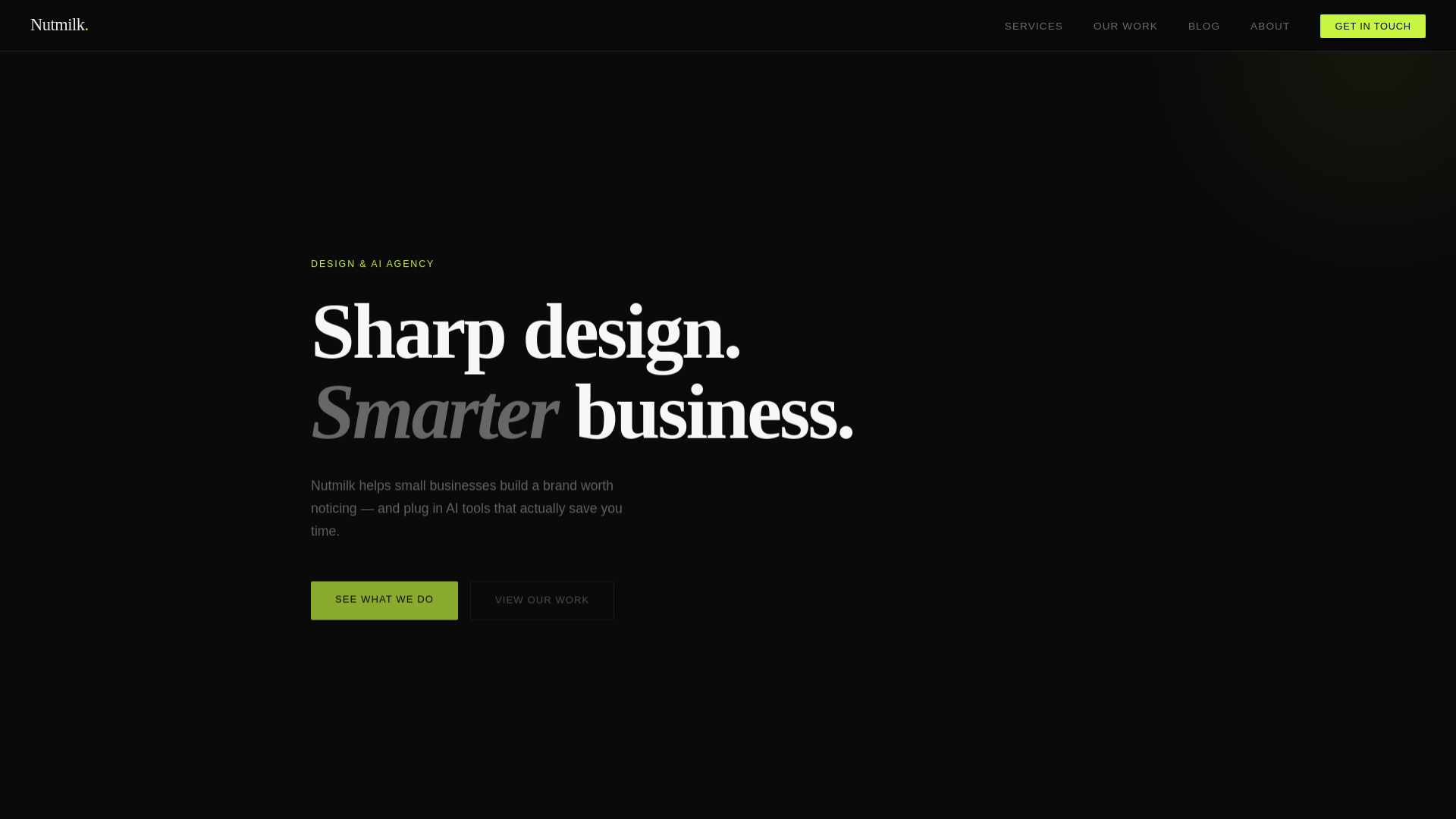 website screenshot of https://nutmilk-git.pages.dev/