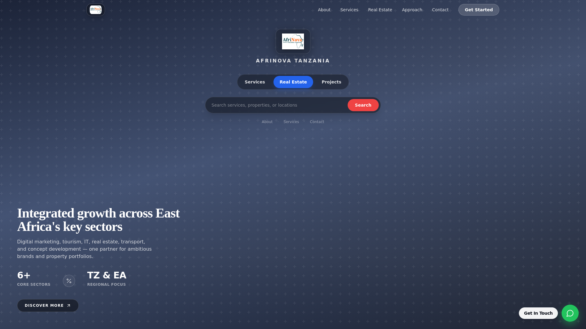 website screenshot of https://afrinovatz.com/