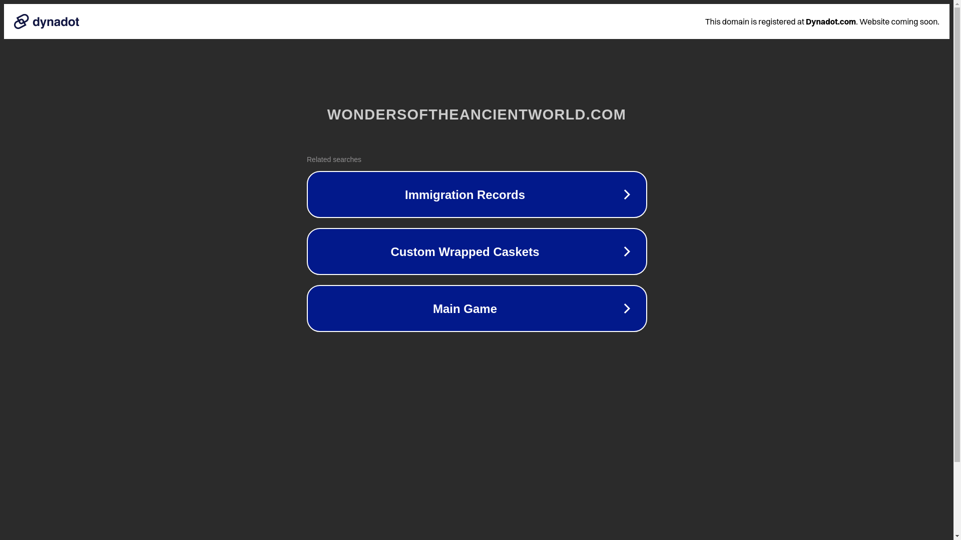 website screenshot of https://wondersoftheancientworld.com/