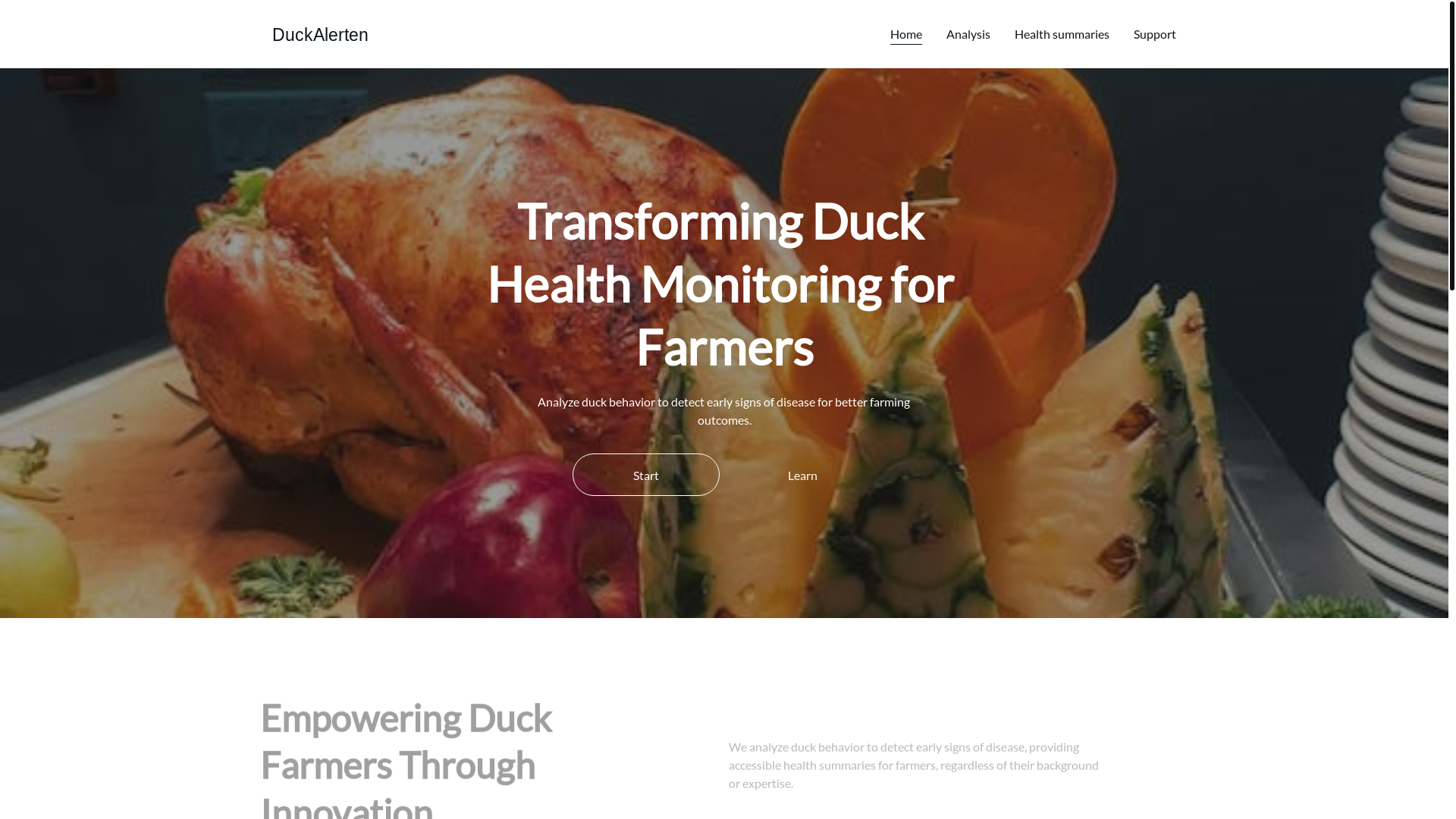 website screenshot of https://duckalerten.cloud/