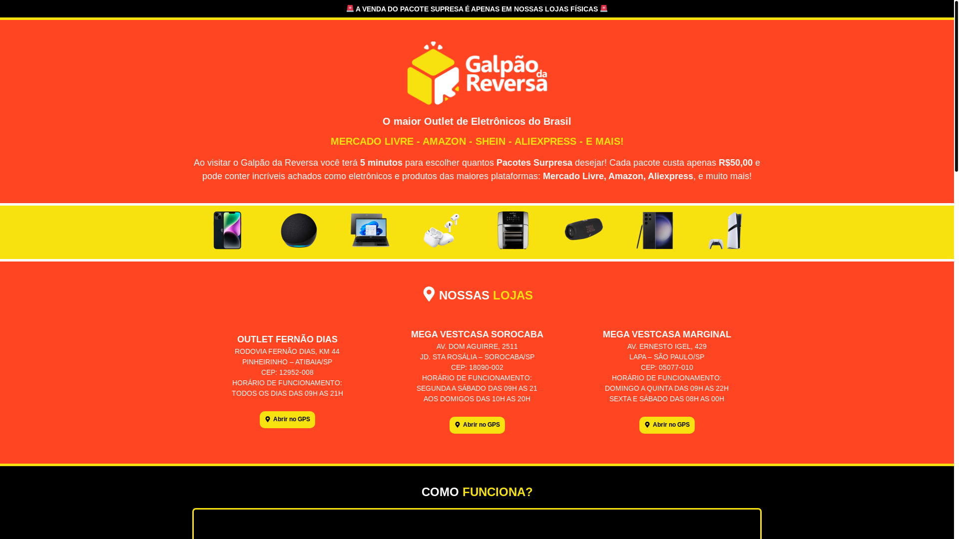 website screenshot of https://zyoneletricos.com.br/