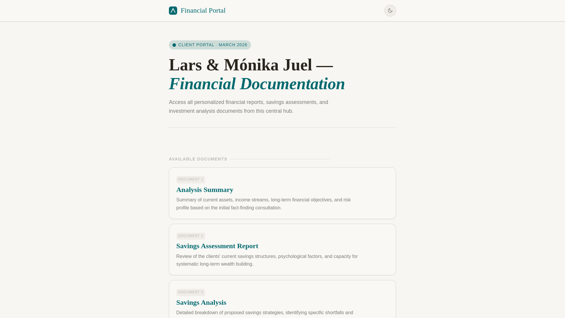 website screenshot of https://juel-financial-plan.pages.dev/