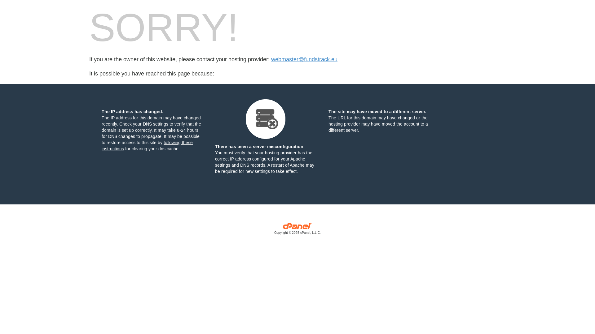 website screenshot of https://fundstrack.eu/