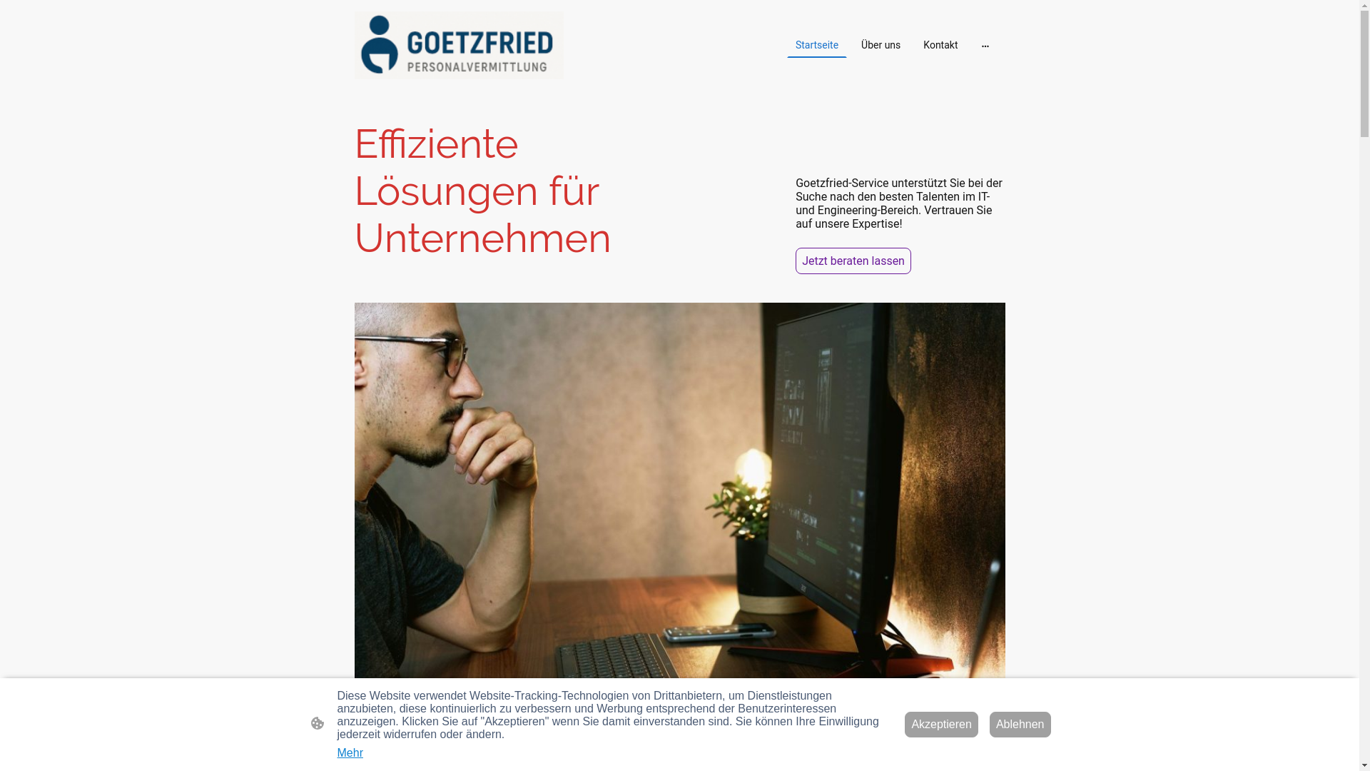 website screenshot of https://goetzfried-service.de/