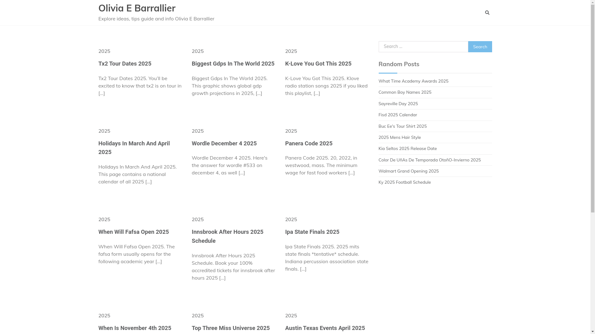 website screenshot of https://oliviaebarrallier.pages.dev/