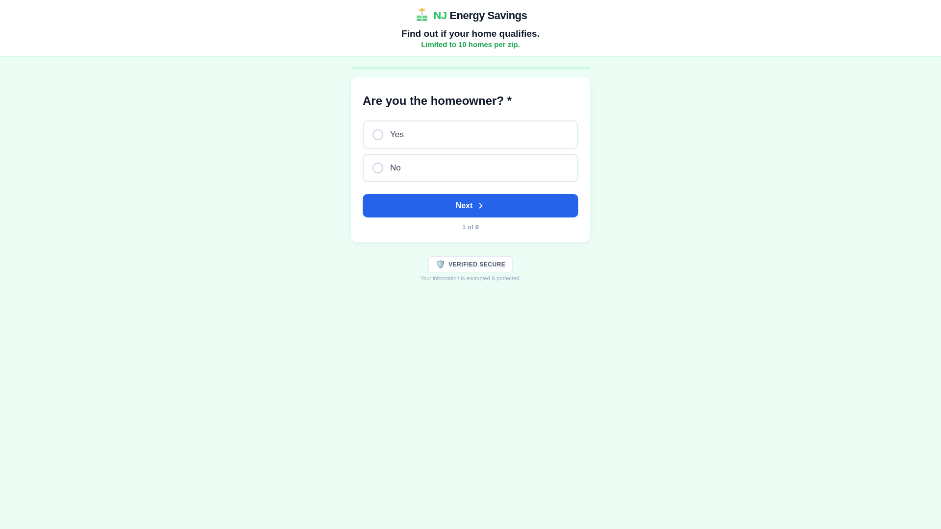 website screenshot of https://njenergysavingsprogram.com/