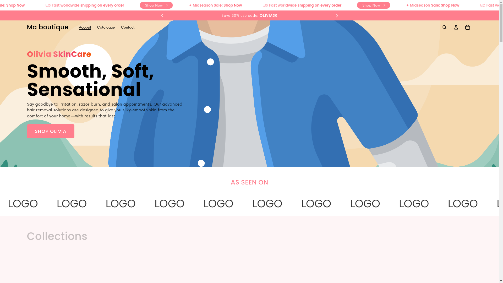 website screenshot of https://loxxastudio.com/