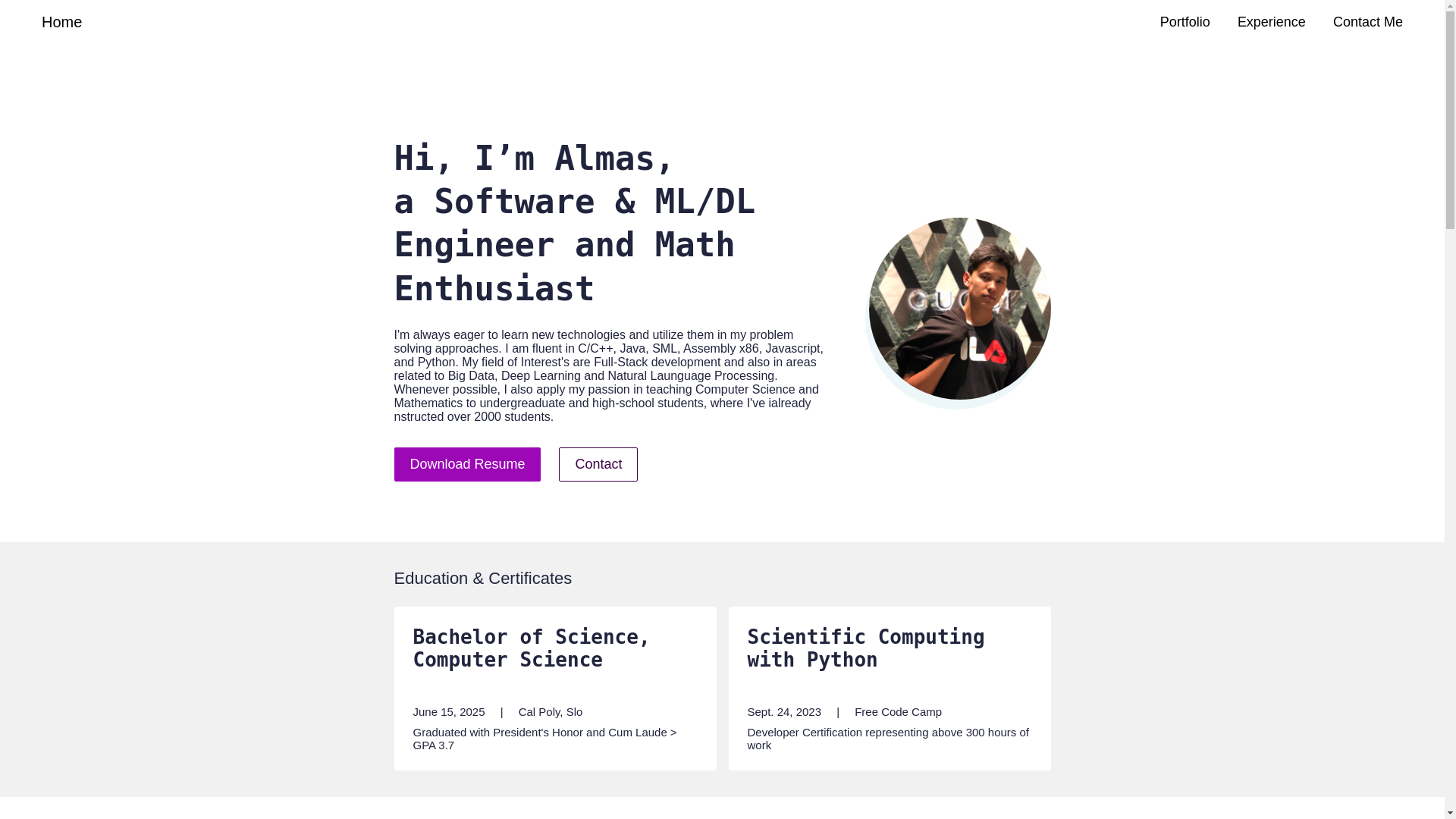 website screenshot of https://almasperneshev.com/
