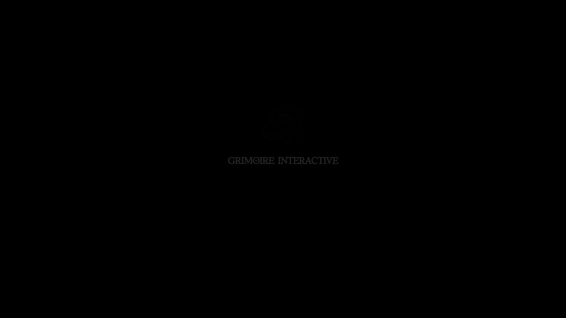 website screenshot of https://grimoireinteractive.com/