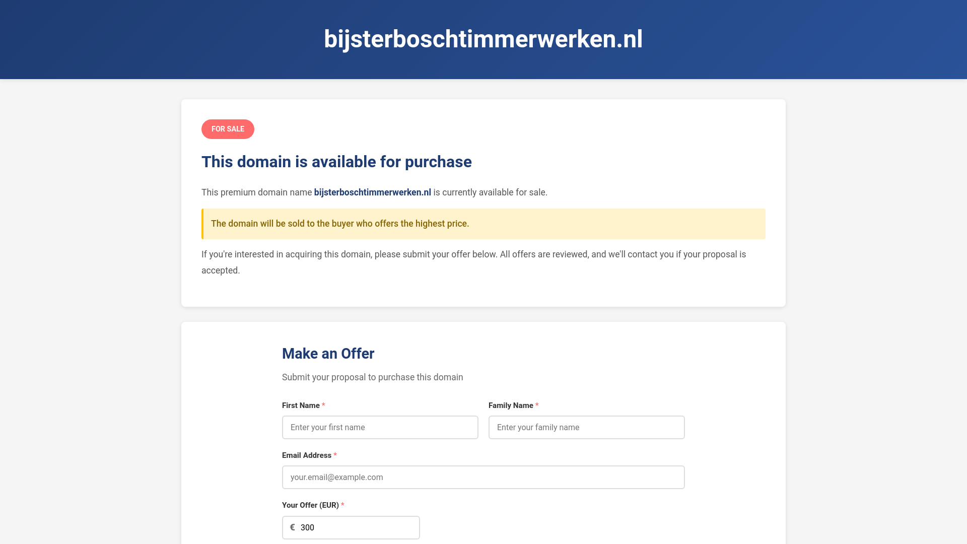 website screenshot of https://bijsterboschtimmerwerken.nl