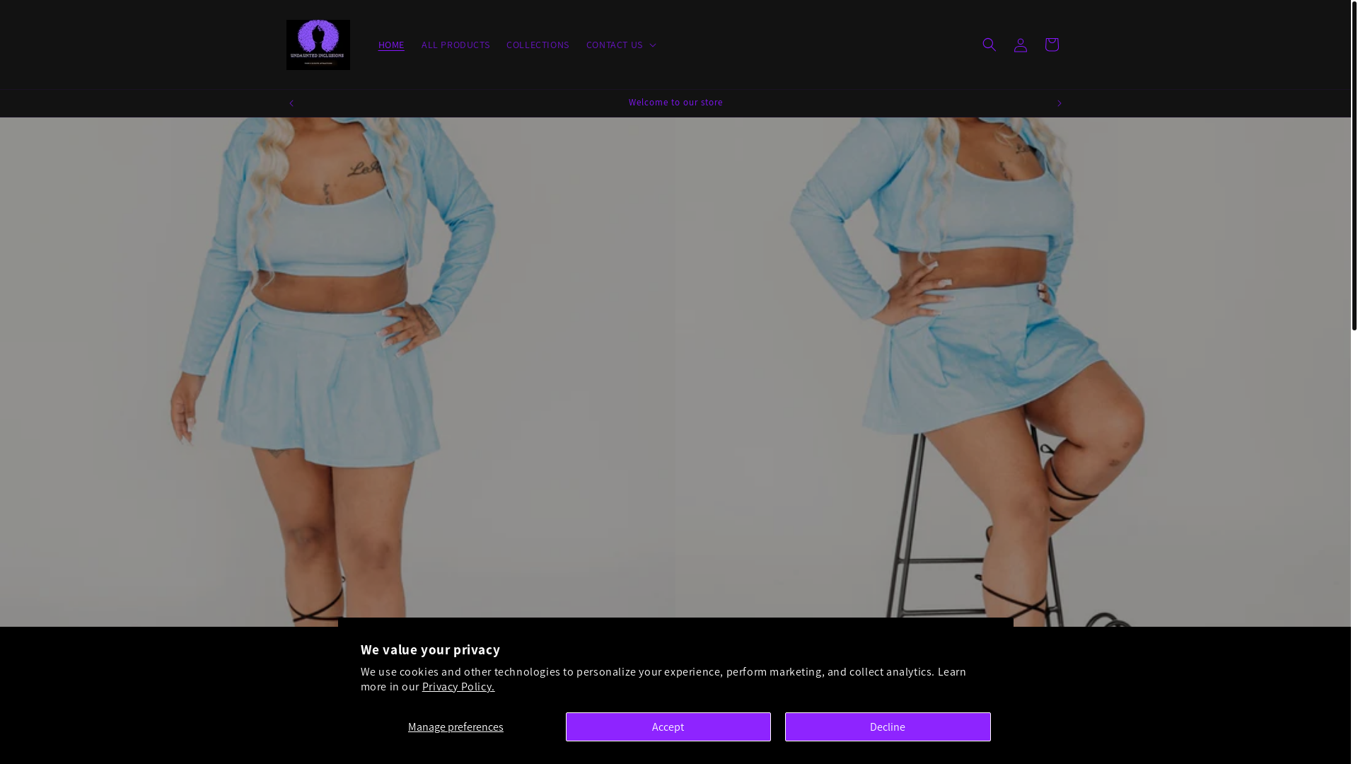 website screenshot of https://undauntedinclusions.com/