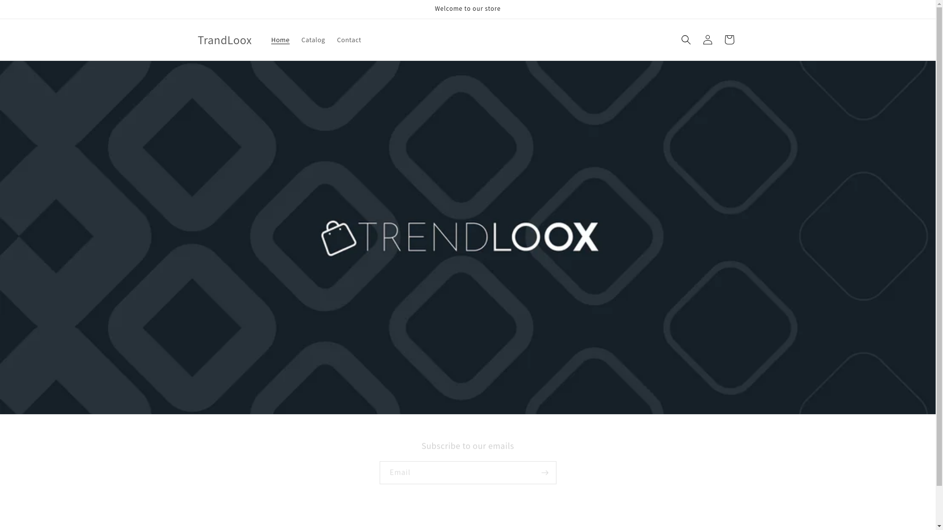 website screenshot of https://trandloox.store/