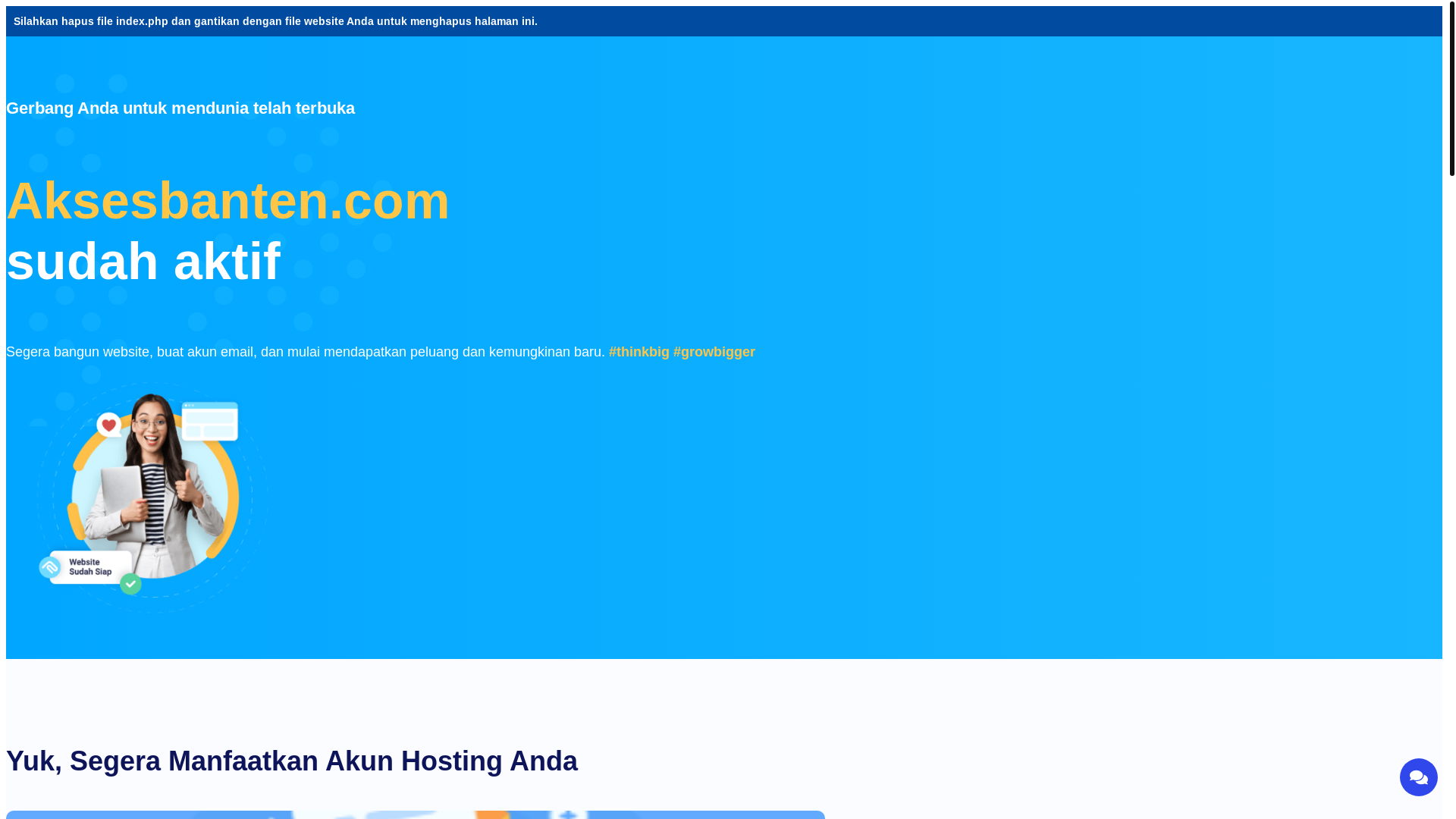 website screenshot of https://aksesbanten.com/