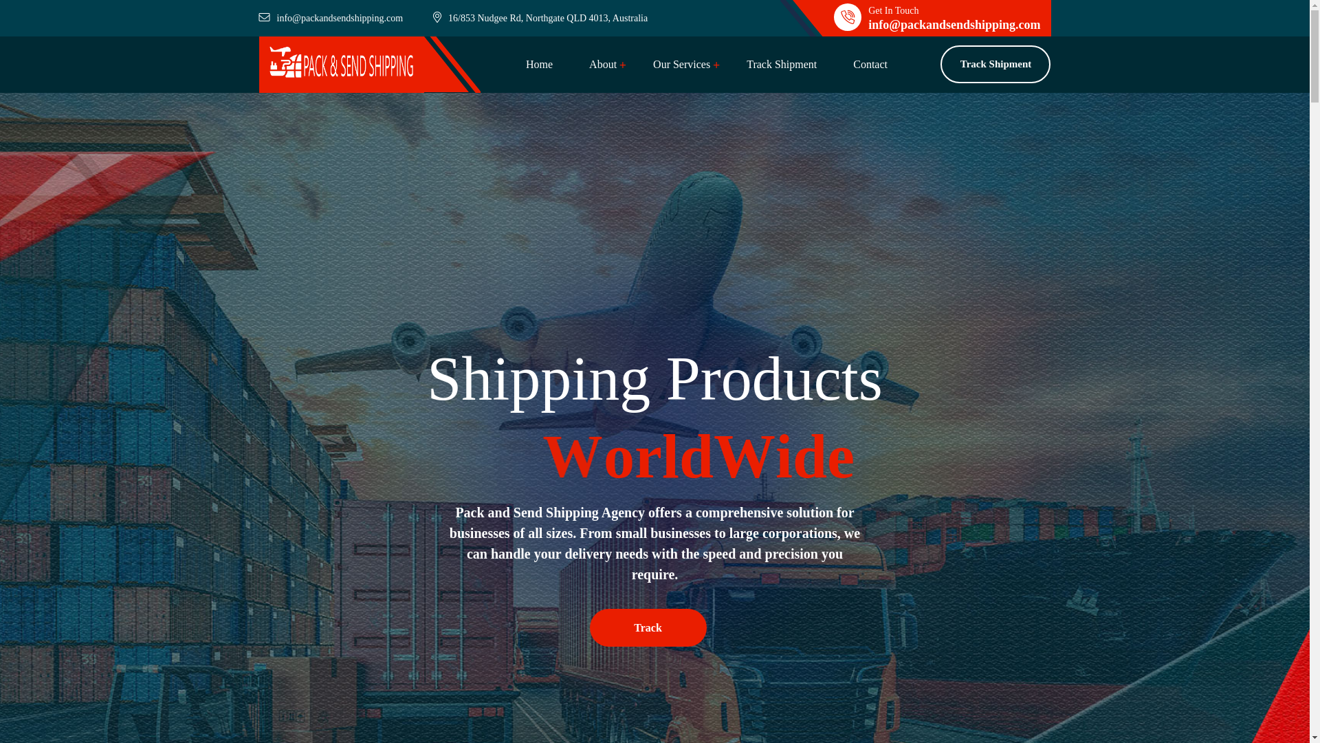 website screenshot of https://pack-sendlogistics.com/