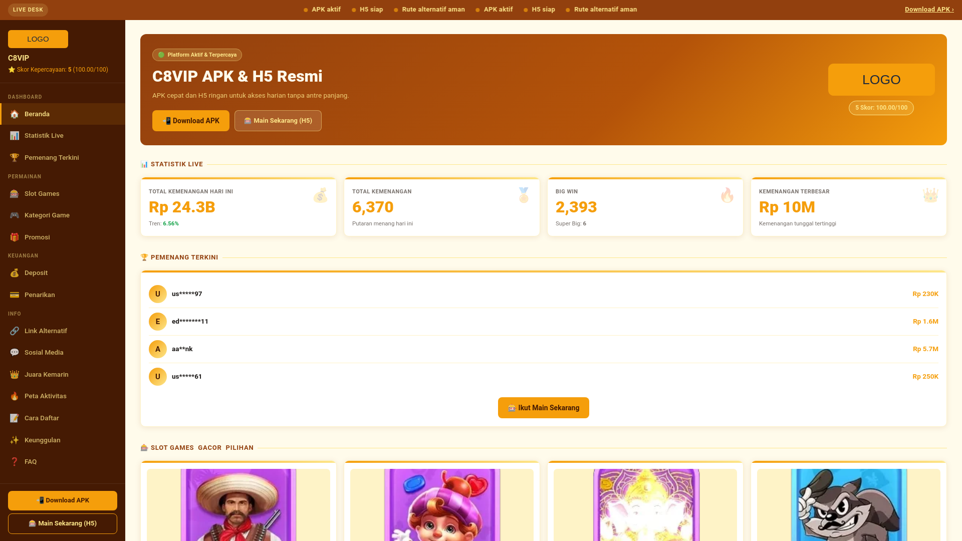website screenshot of https://capitolterrace-com.pages.dev/