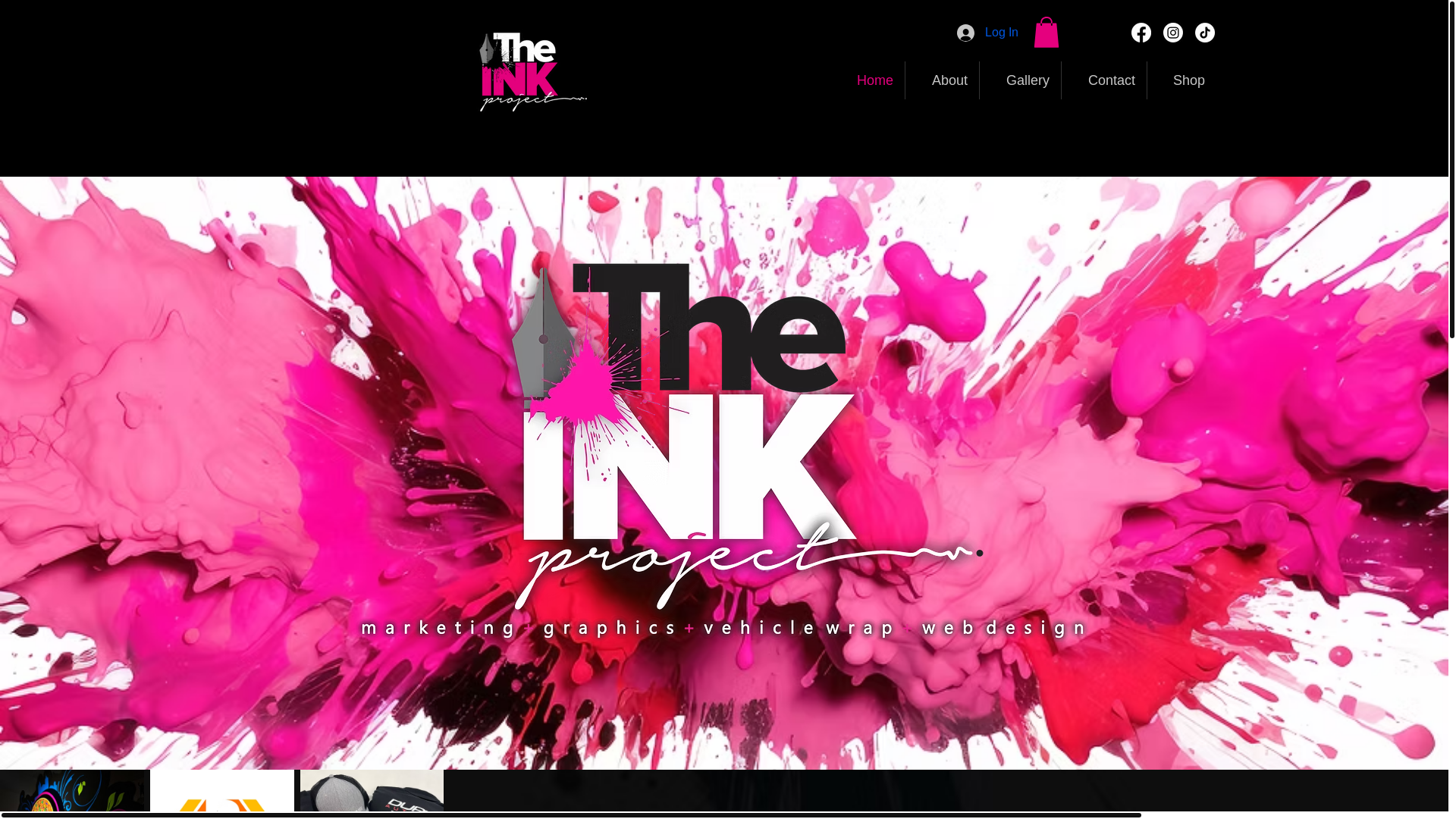 website screenshot of https://theinkproject.online/