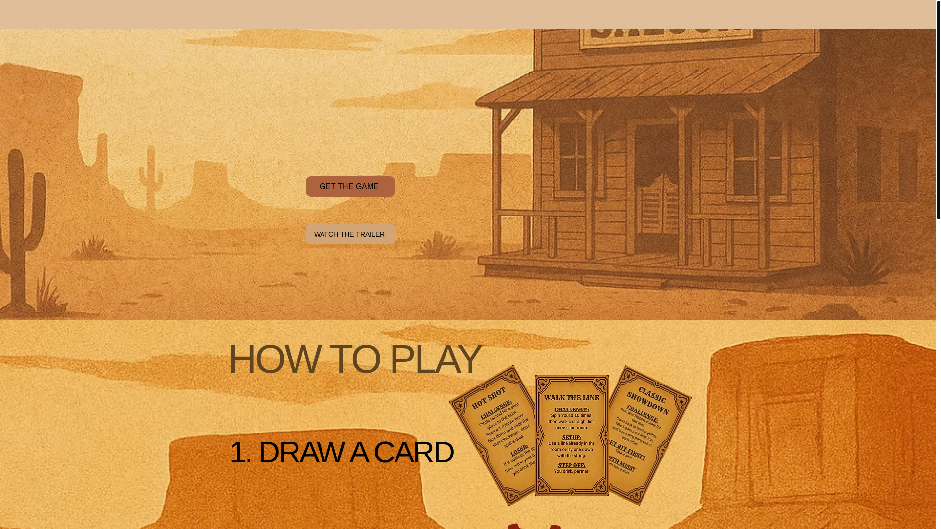 website screenshot of https://shotsandshowdowns.com/