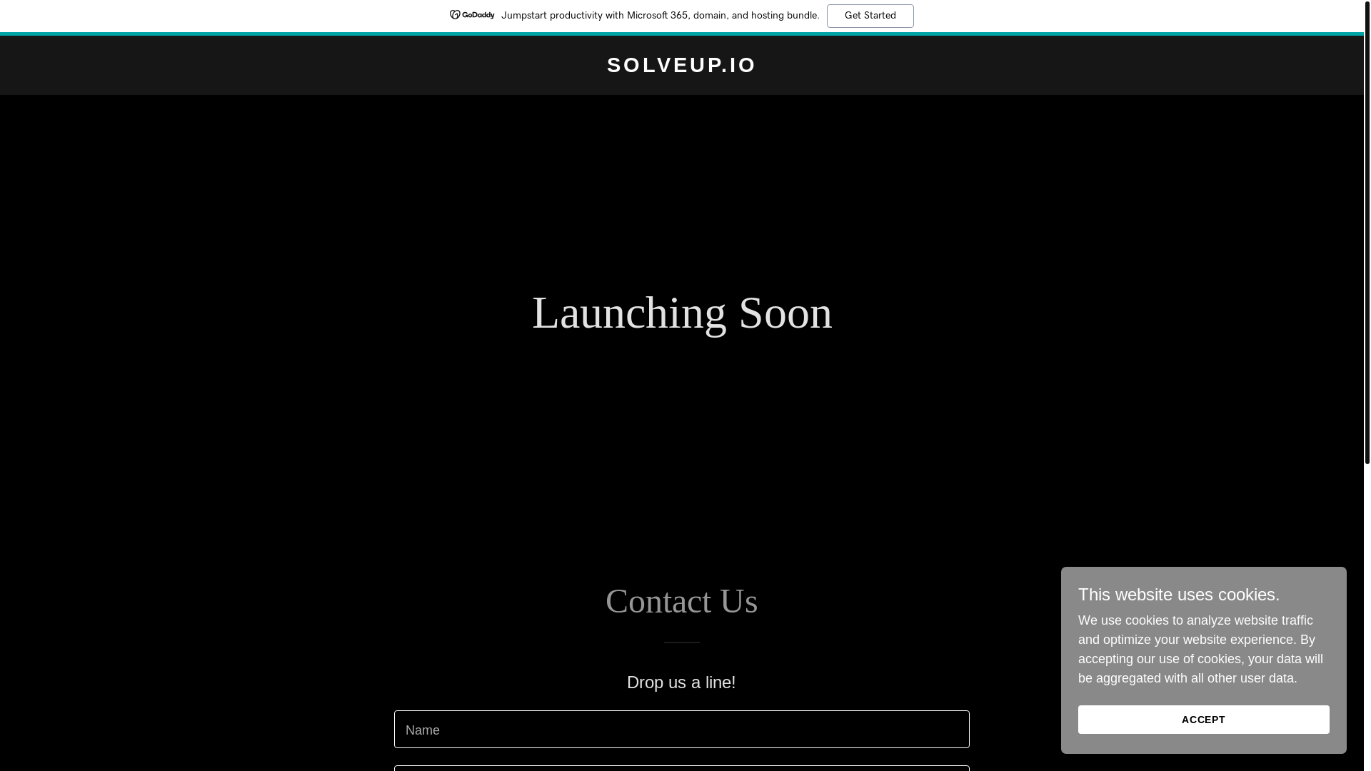 website screenshot of https://solveup.io/