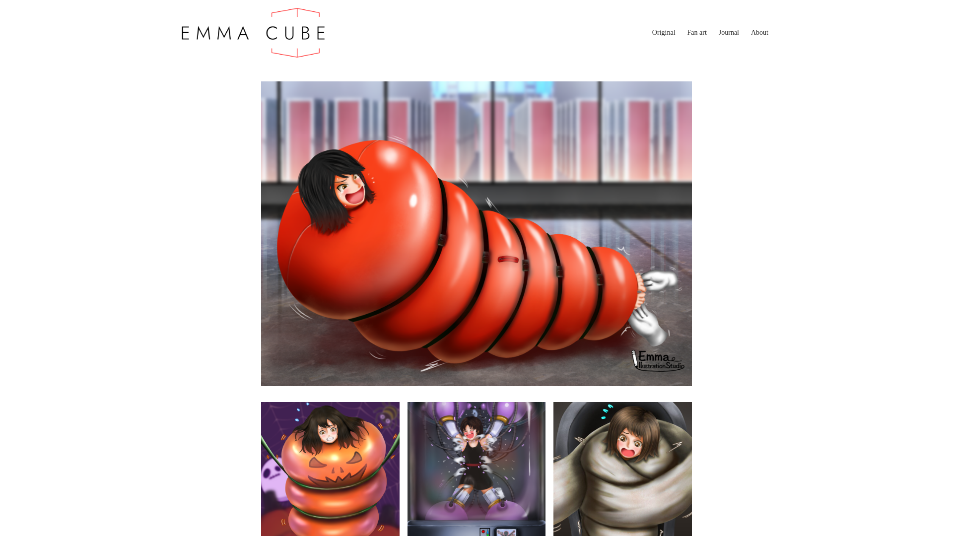 website screenshot of https://emma-cube.com/