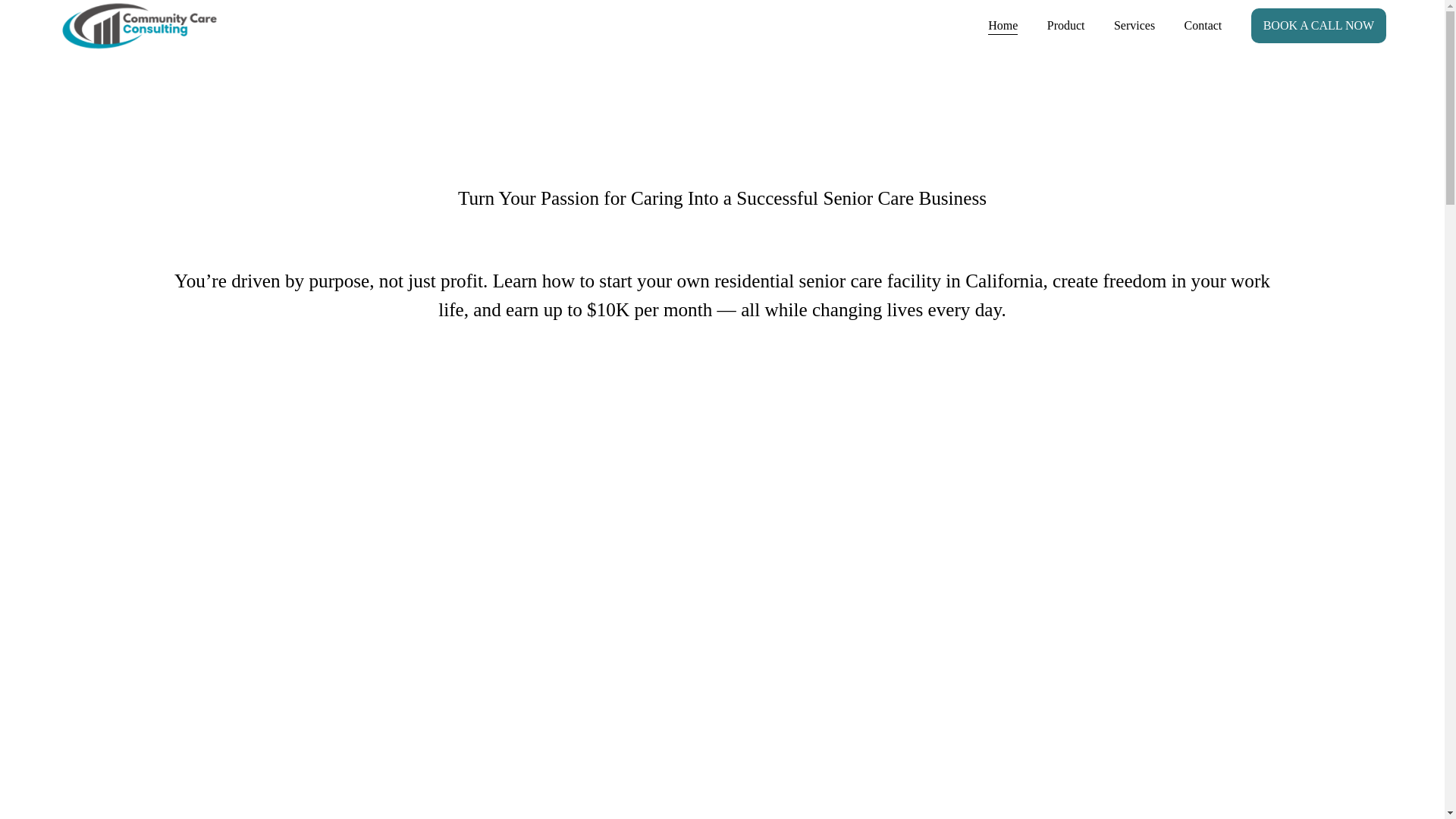 website screenshot of https://communitycareconsulting.online/