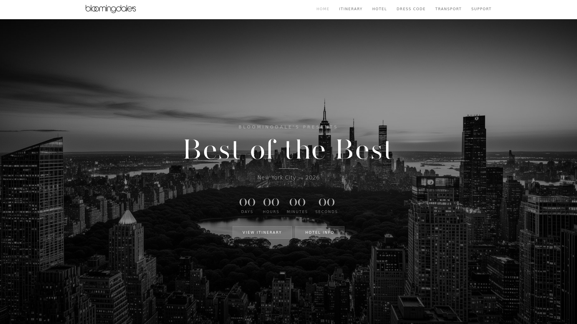 website screenshot of https://bestofbloomingdales.com