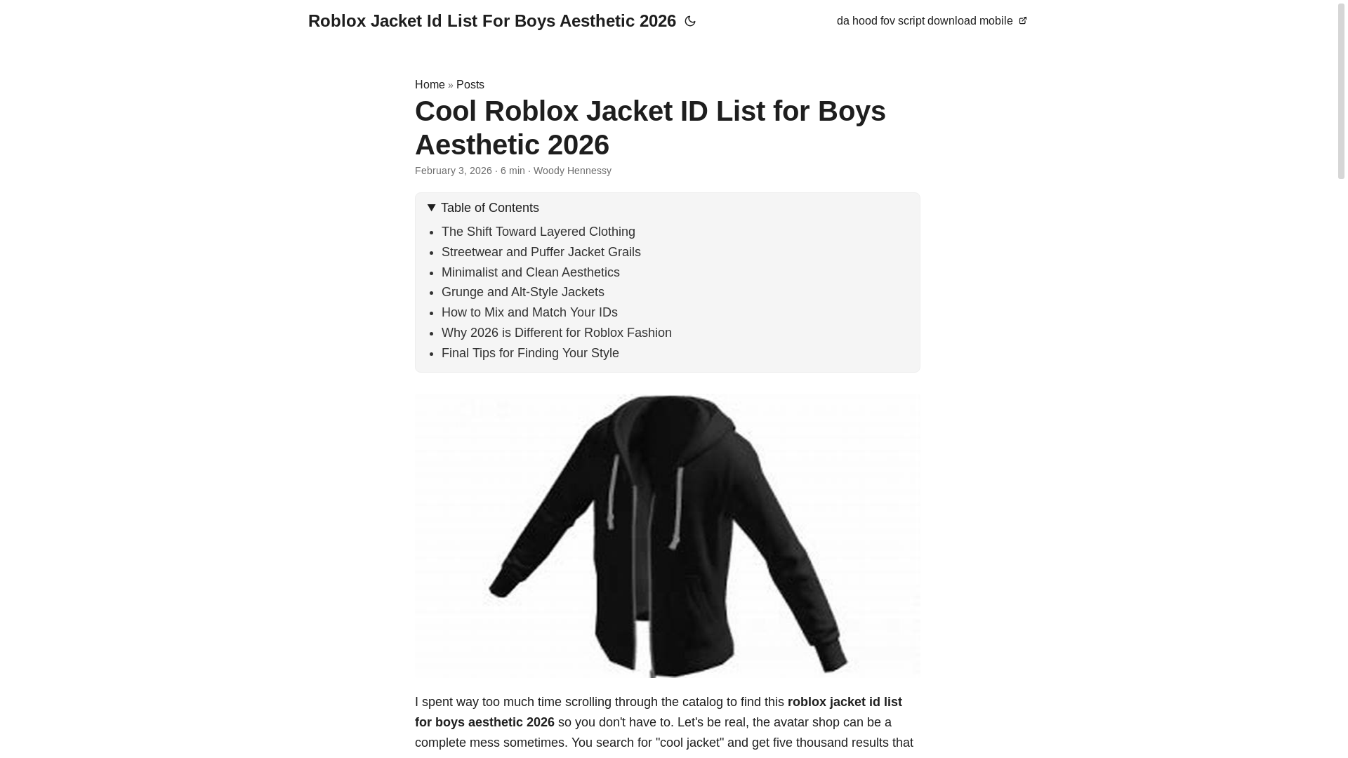 website screenshot of https://roblox-jacket-id-list-for-boys-aesthetic-2026.pages.dev/