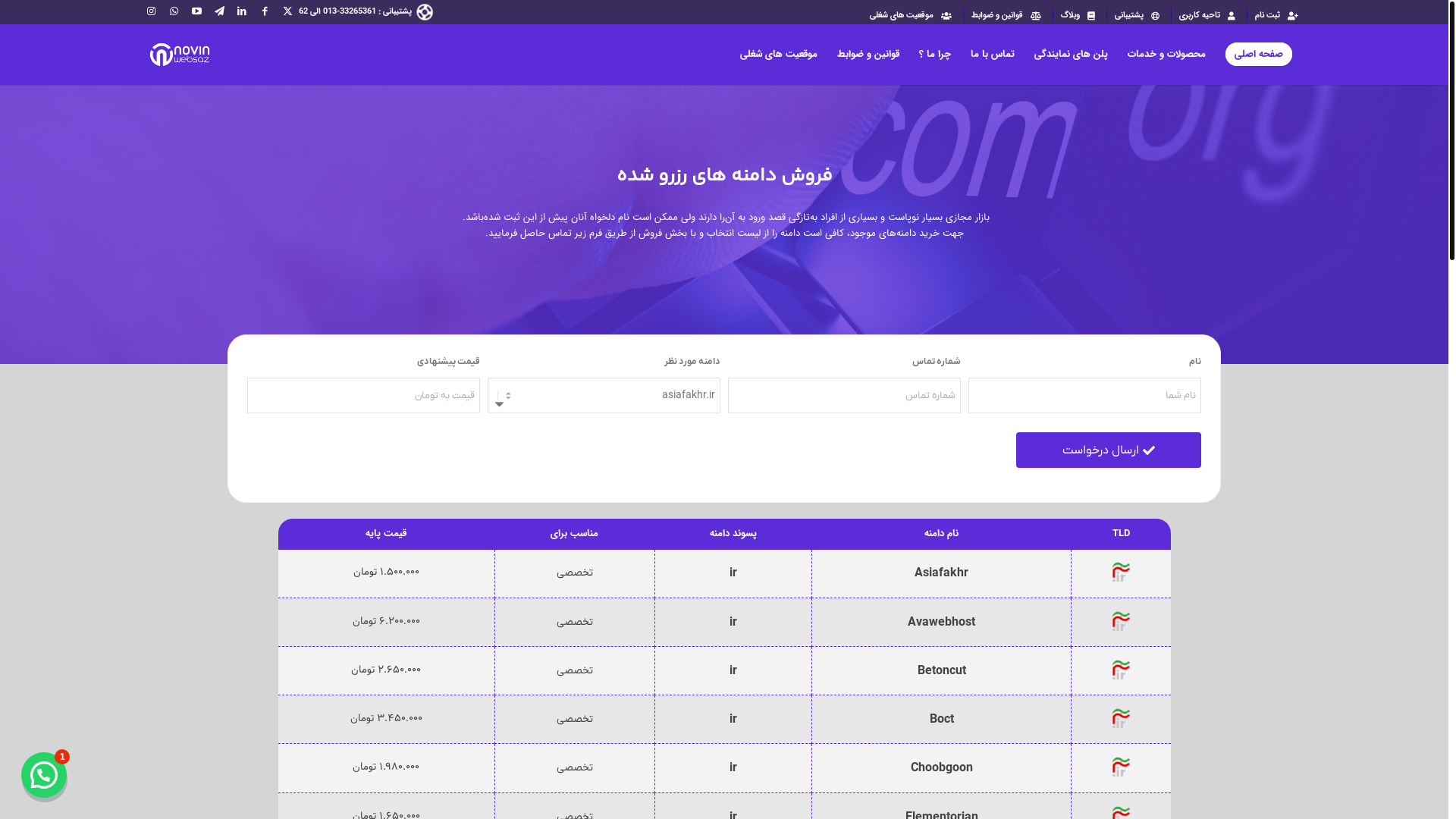 website screenshot of https://betoncut.ir