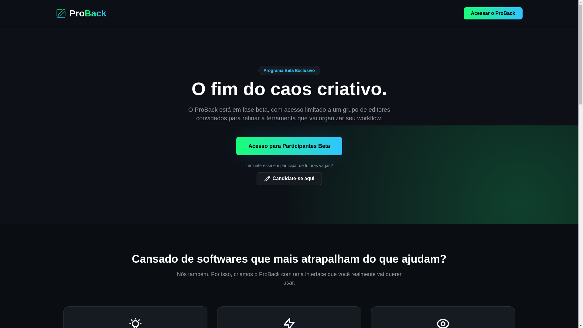 website screenshot of https://proback-landingpage.pages.dev/