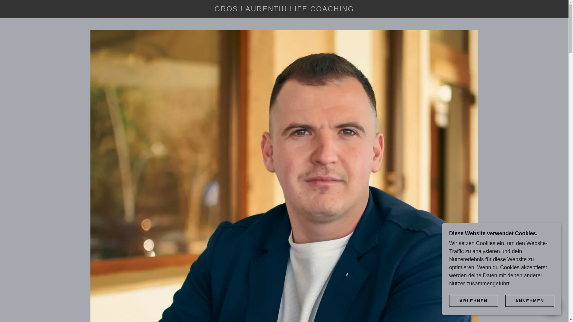 website screenshot of https://laurentiu-coaching.com/