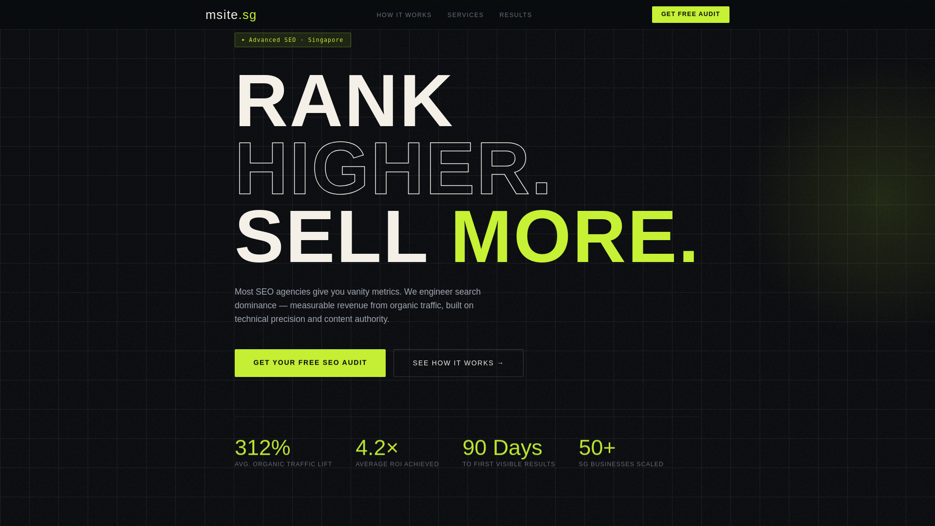 website screenshot of https://msitesg.pages.dev/