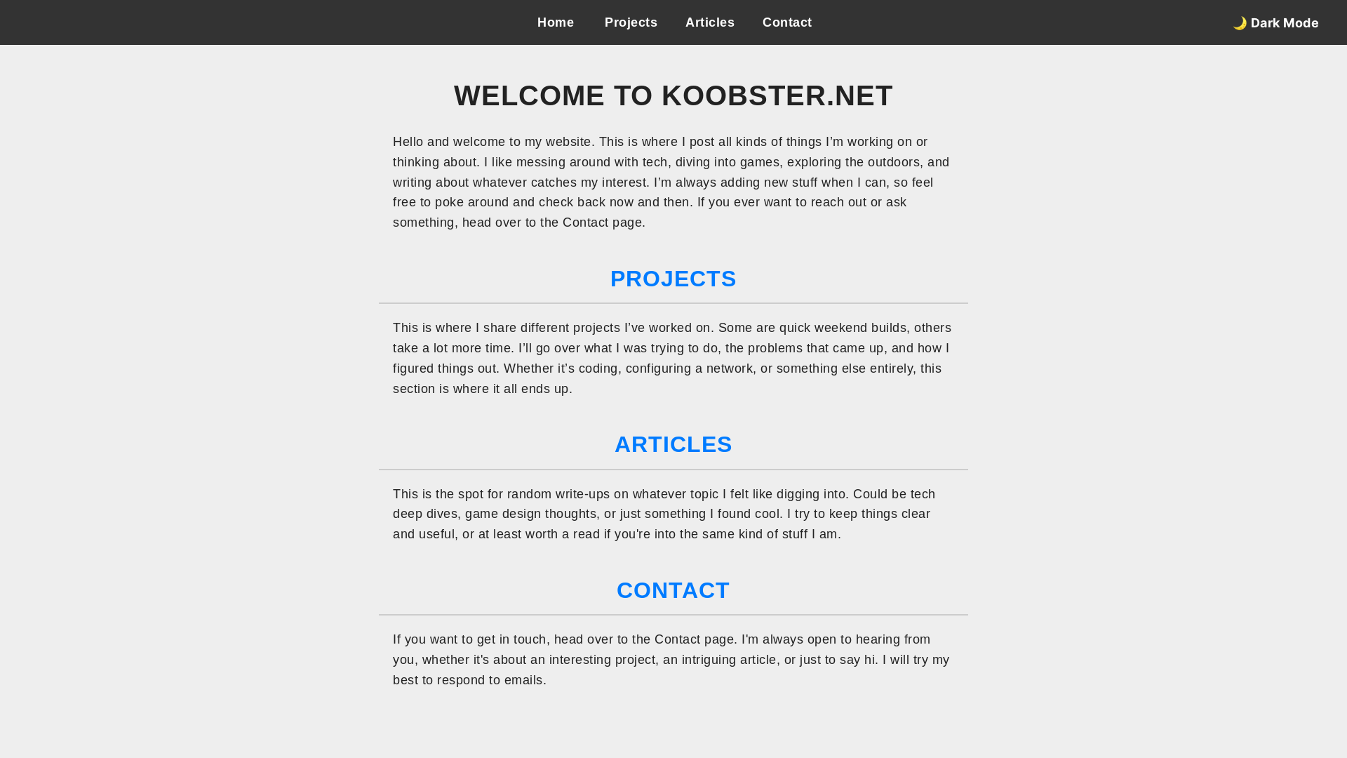 website screenshot of https://koobster-net.pages.dev/