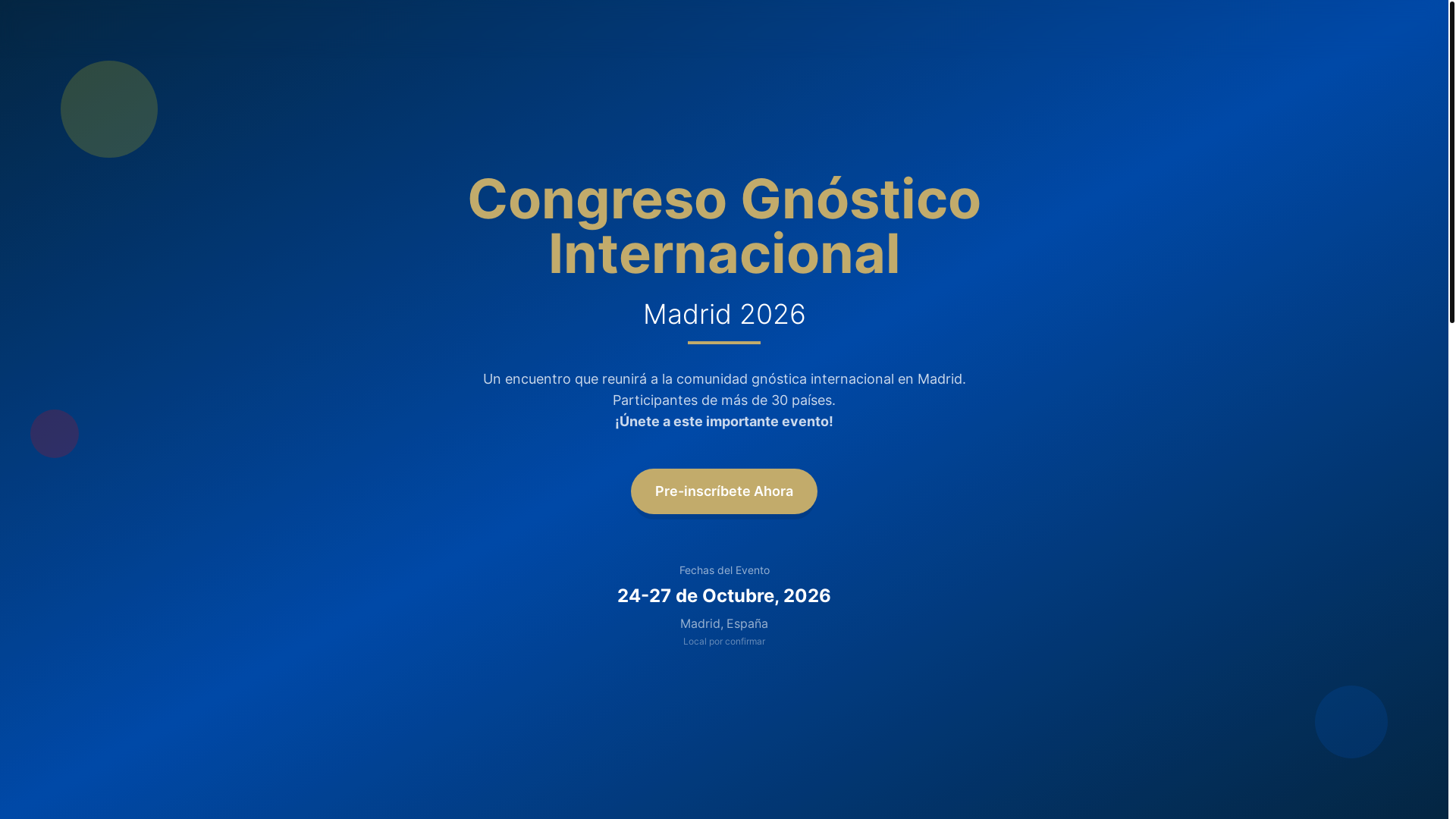 website screenshot of https://gnostic-congress-madrid-2026-a76.pages.dev/