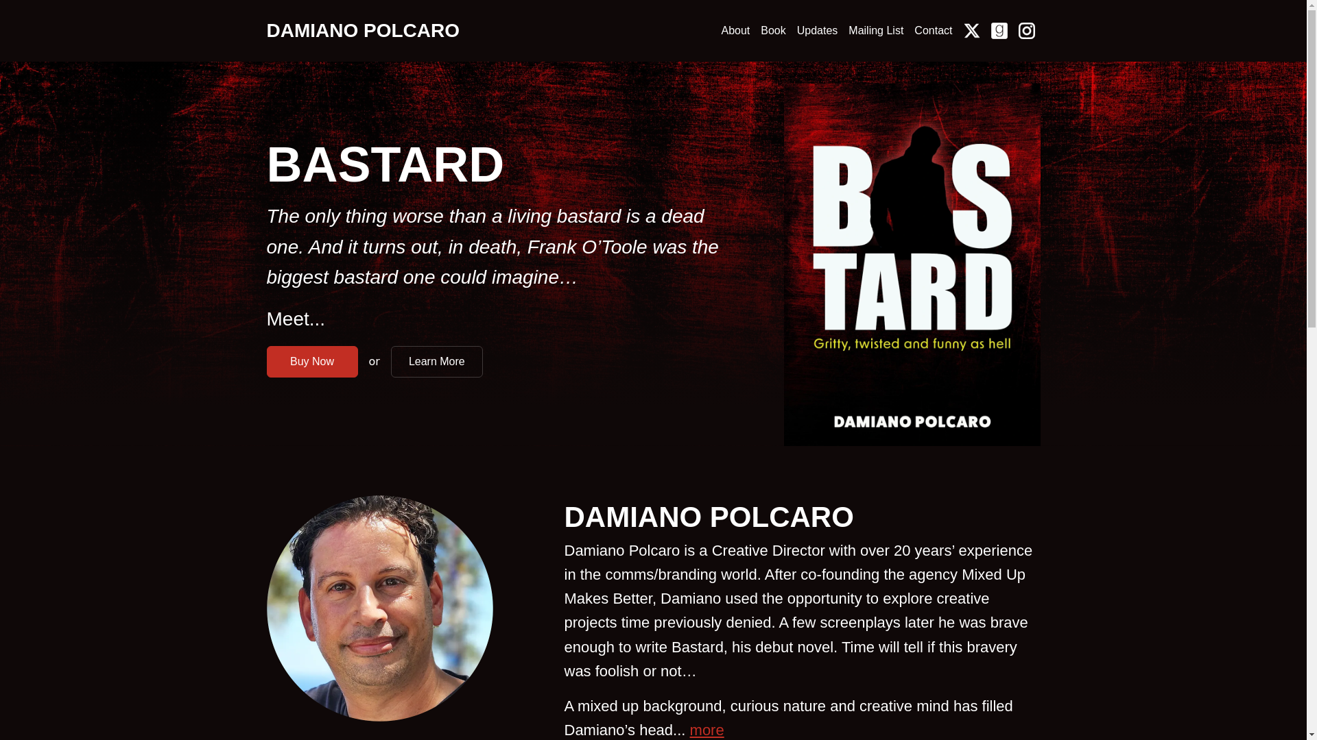 website screenshot of https://damianopolcaro.com/