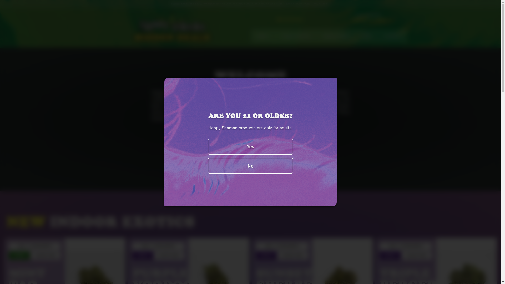 website screenshot of https://happyshaman-hiddendeals.pages.dev/