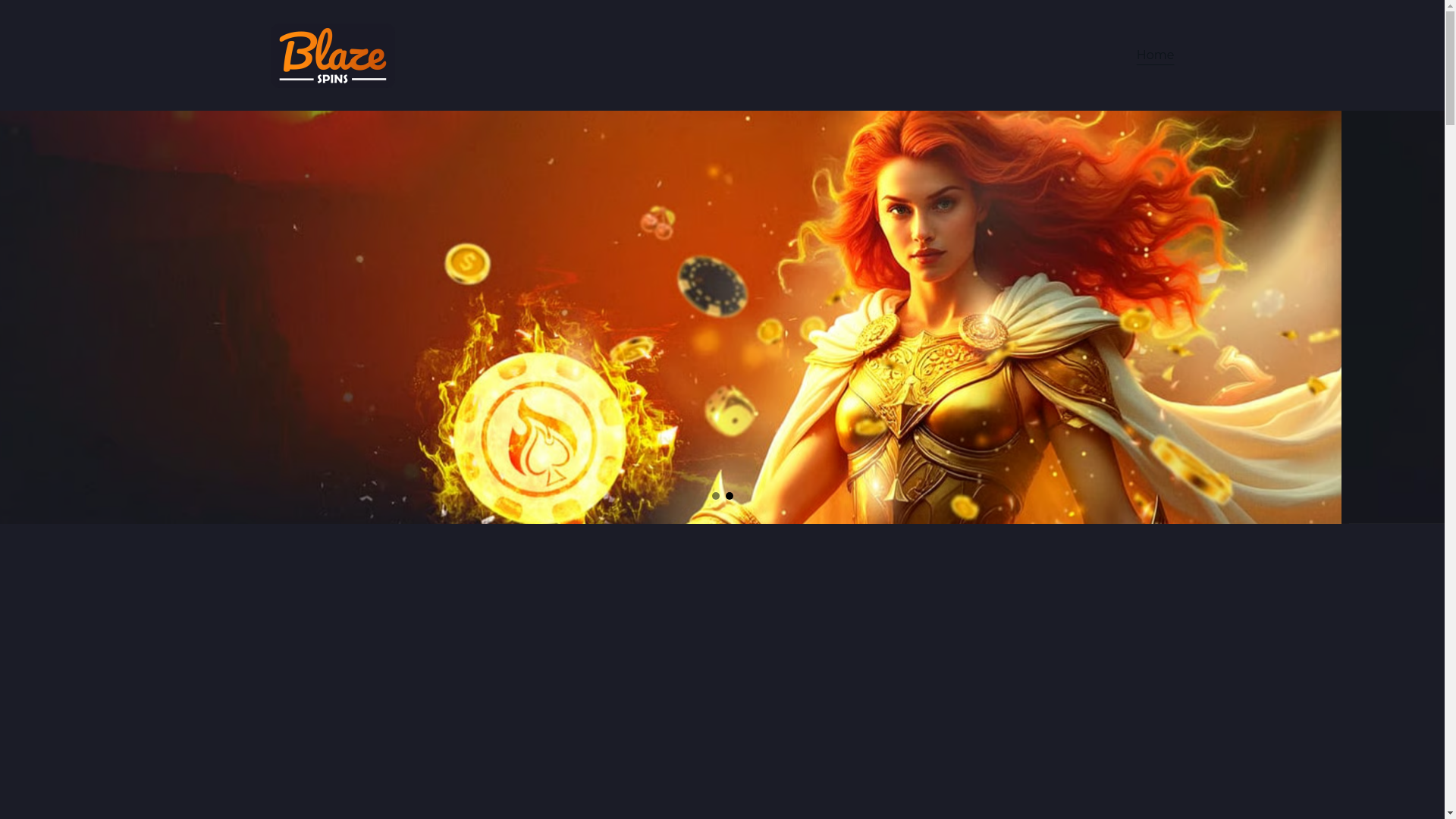 website screenshot of https://spinwithblaze.online/