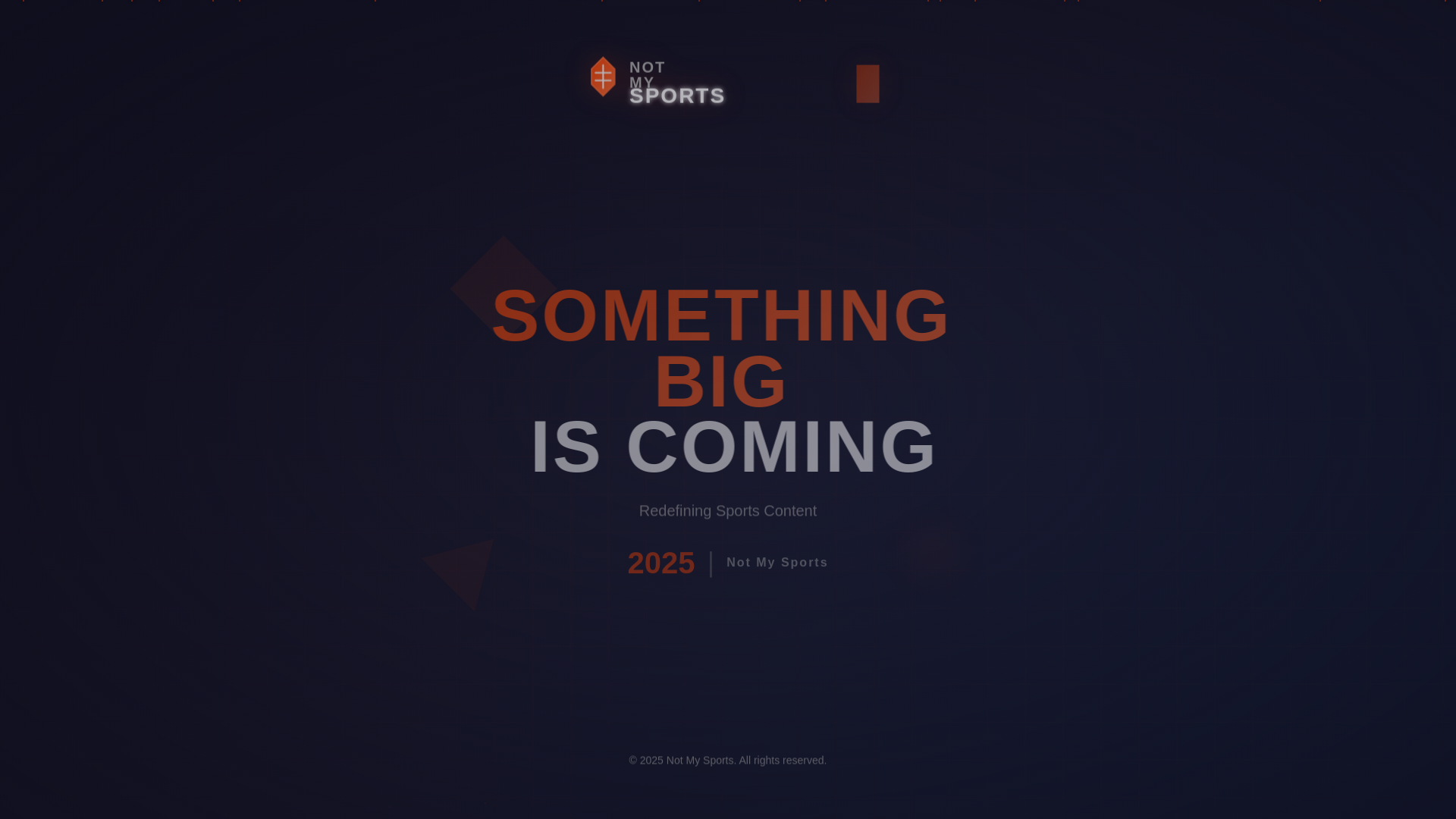 website screenshot of https://notmysports-web.pages.dev/