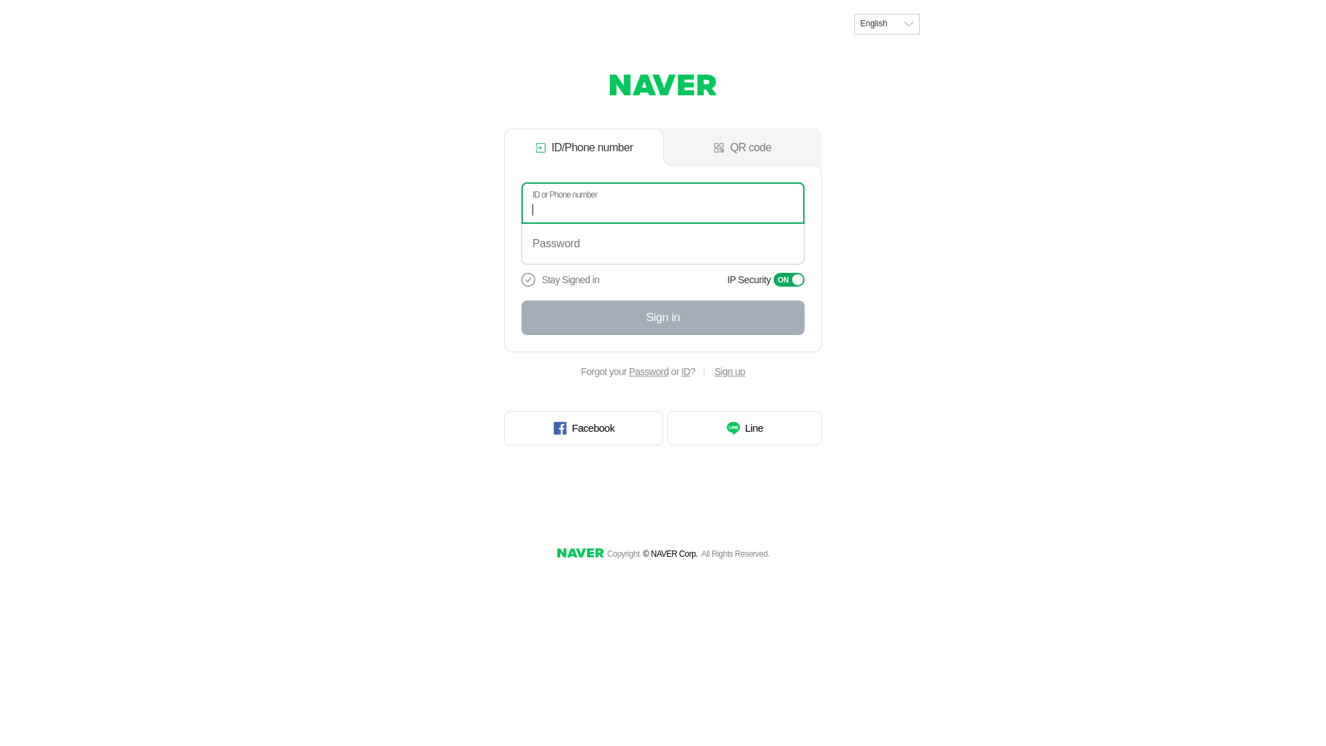 website screenshot of https://pay.naver.com