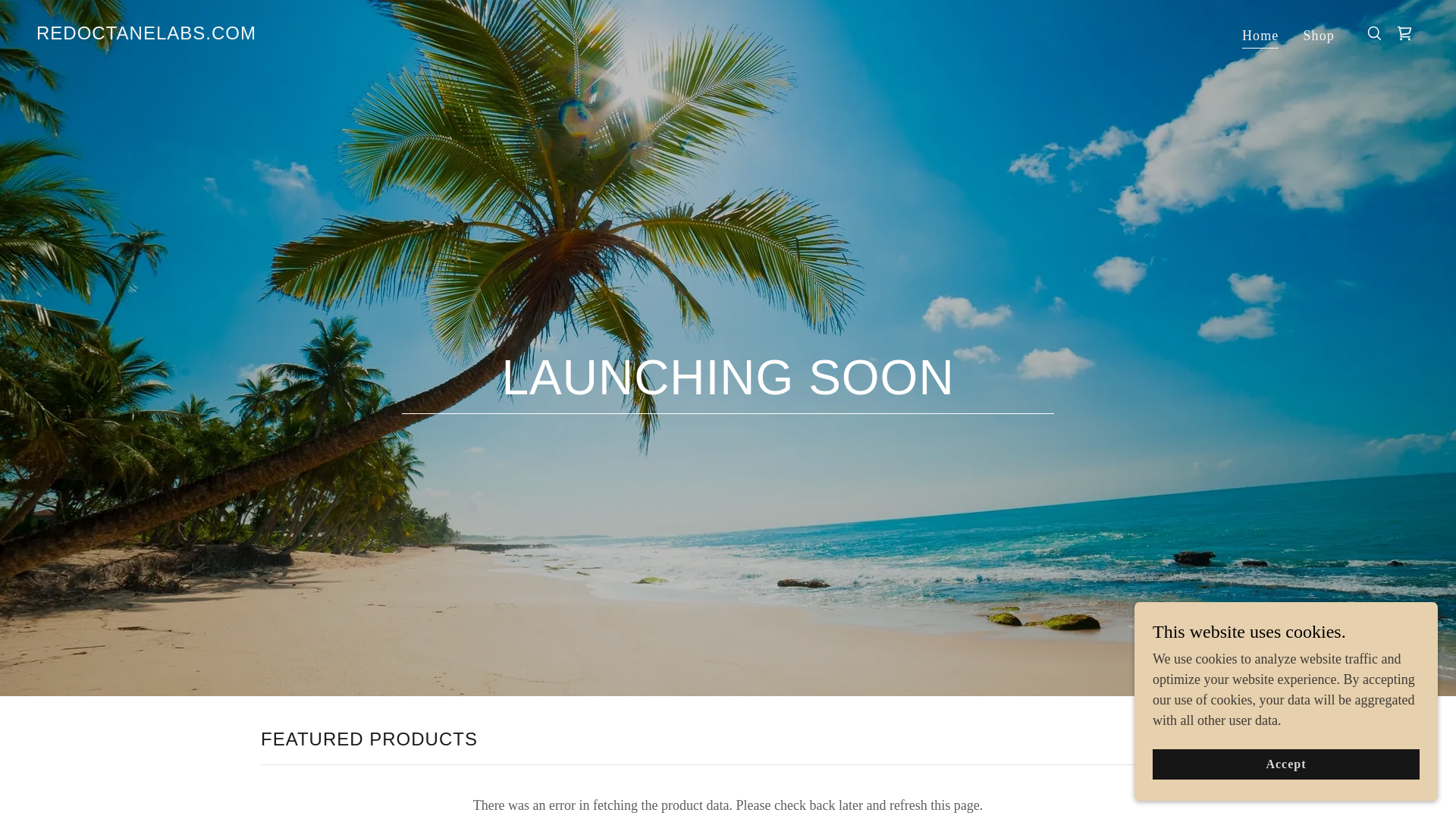 website screenshot of https://redoctanelabs.com/