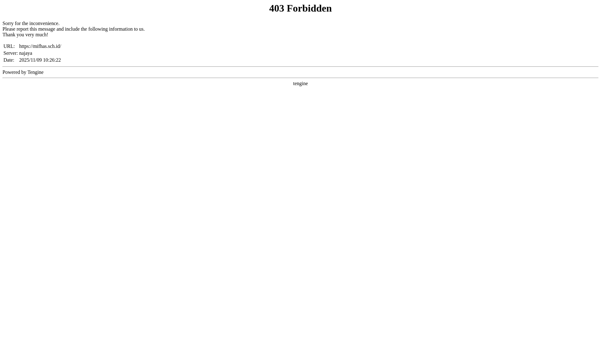 website screenshot of https://mifhas.sch.id/
