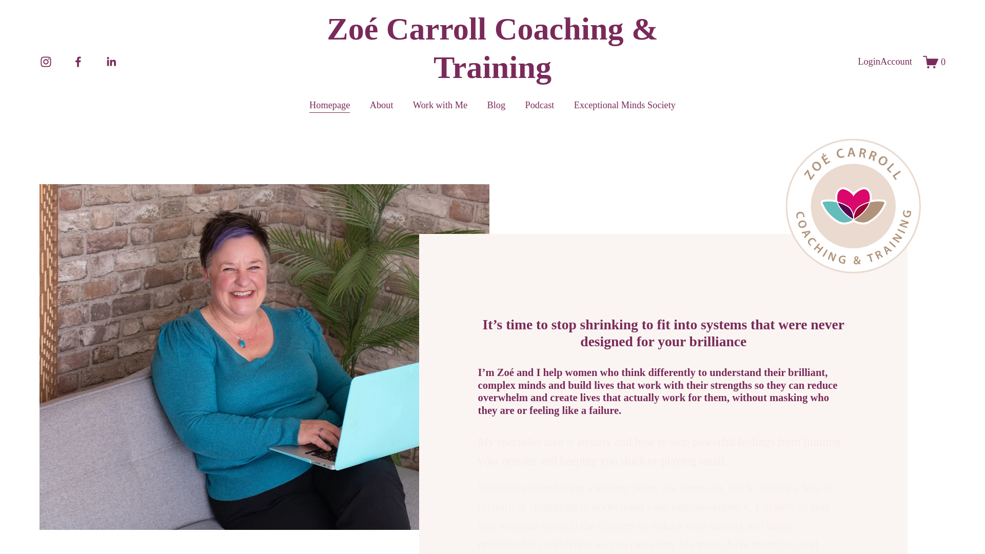 website screenshot of https://womanunderpressure.co.uk