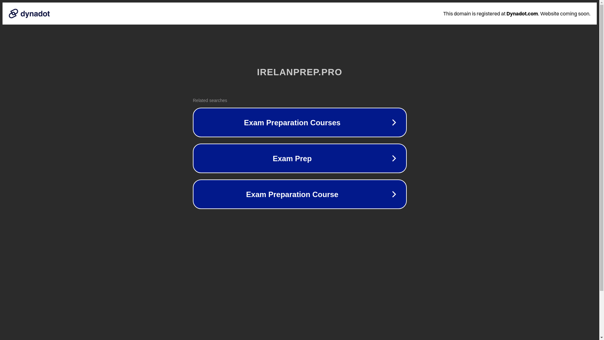 website screenshot of https://irelanprep.pro/
