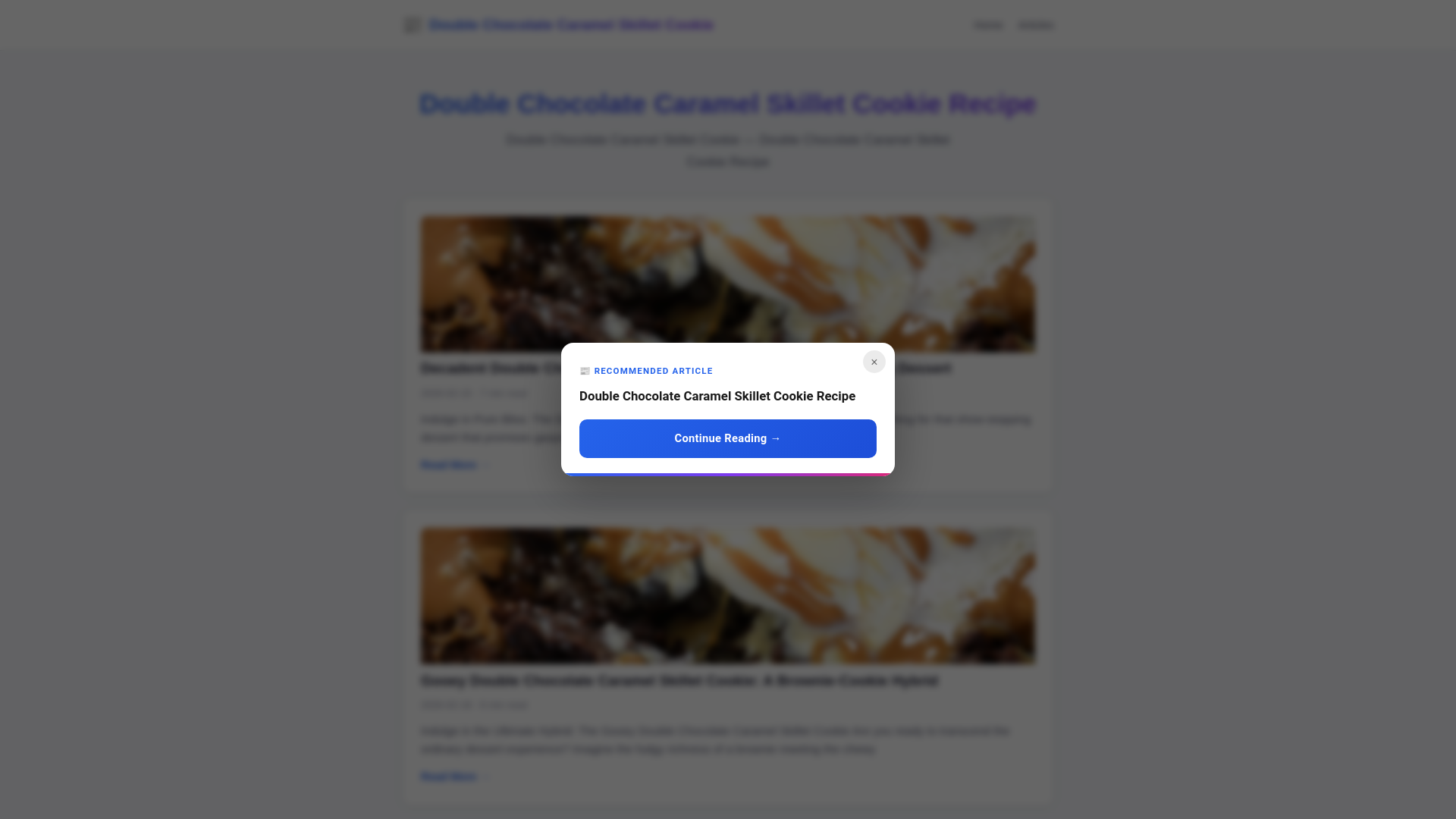 website screenshot of https://double-chocolate-caramel-skillet-cookie-recipe.pages.dev/