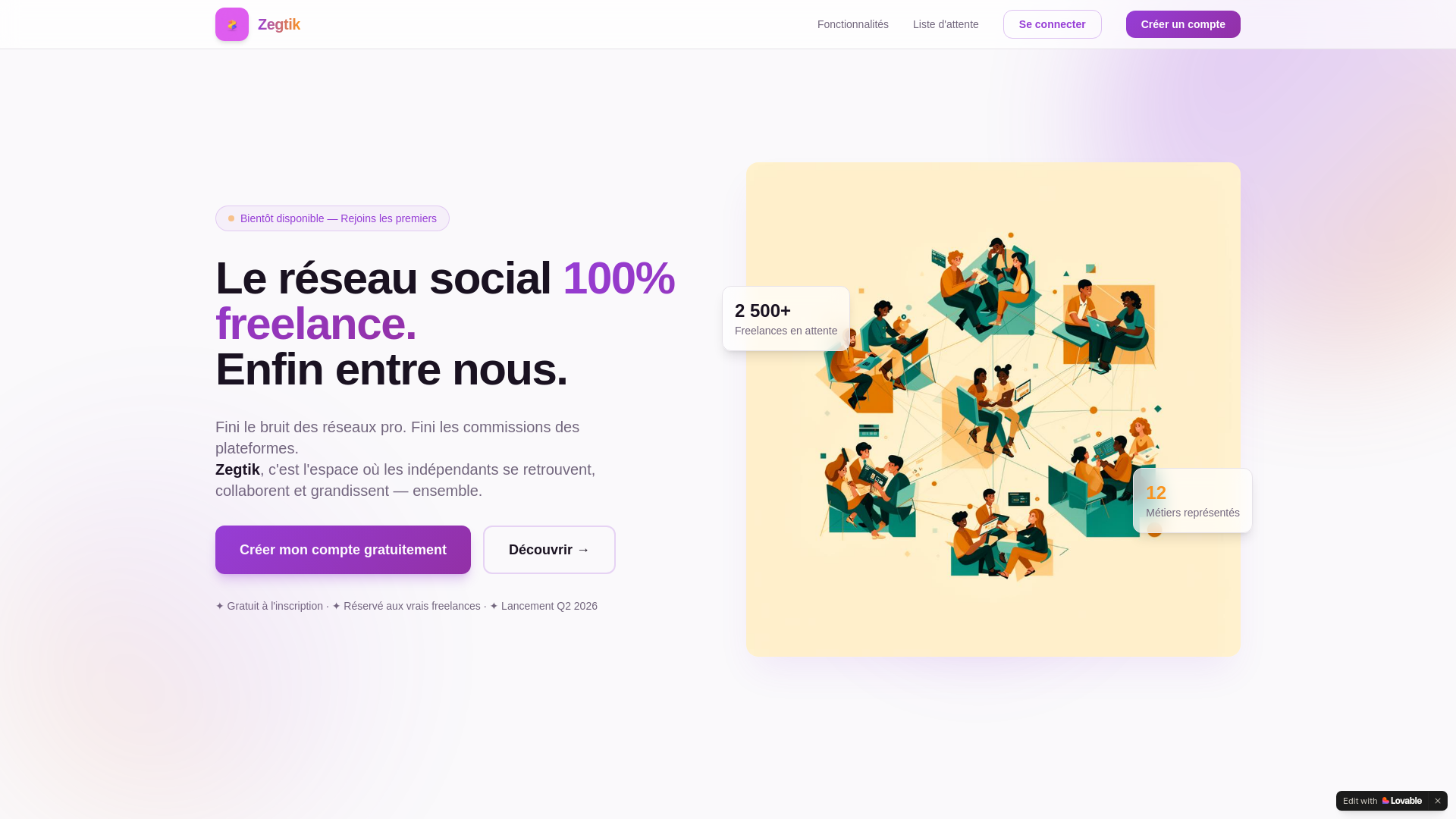 website screenshot of https://zegtik.fr