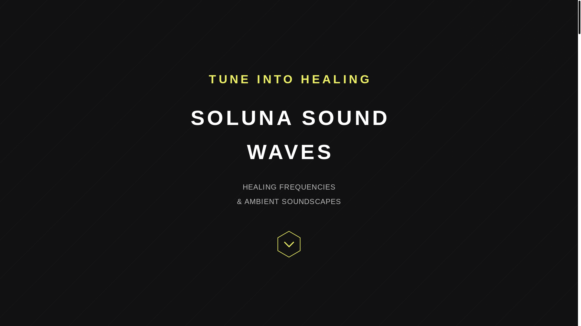 website screenshot of https://solunasoundwaves.com/