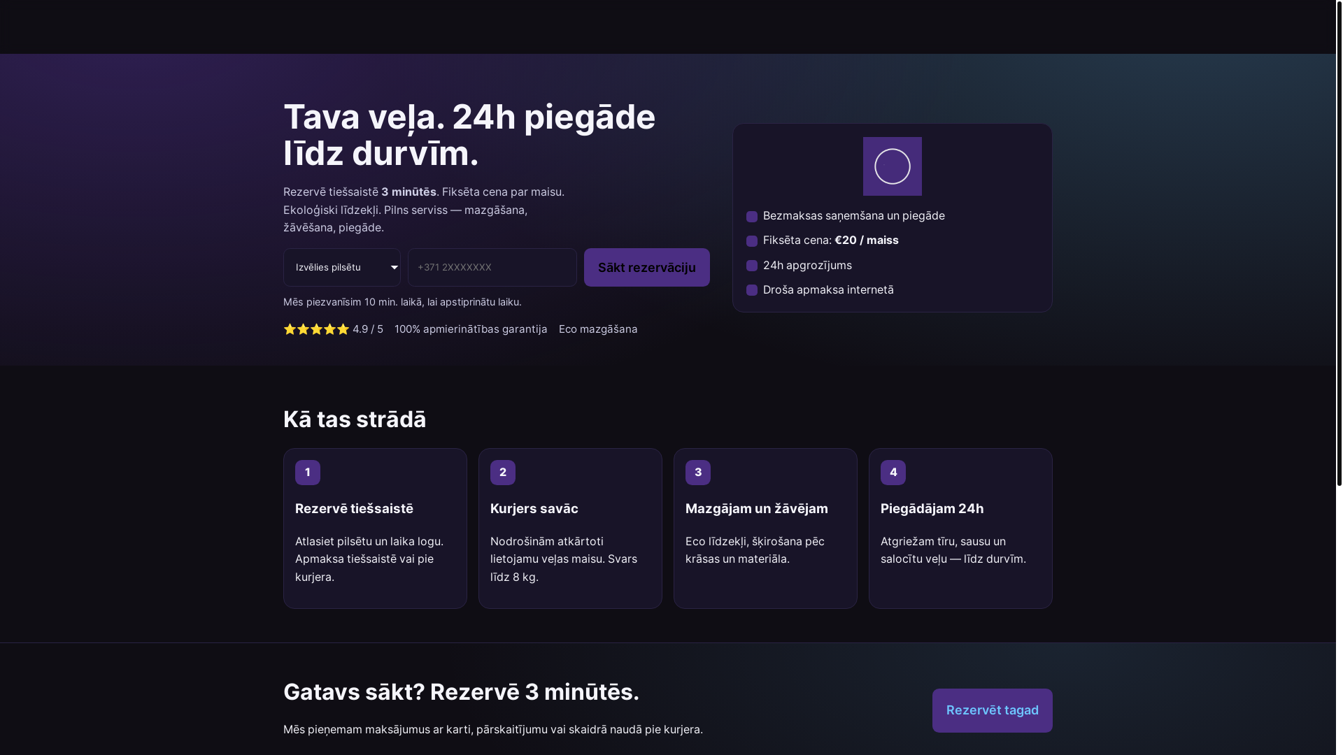 website screenshot of https://laundro-go.com/